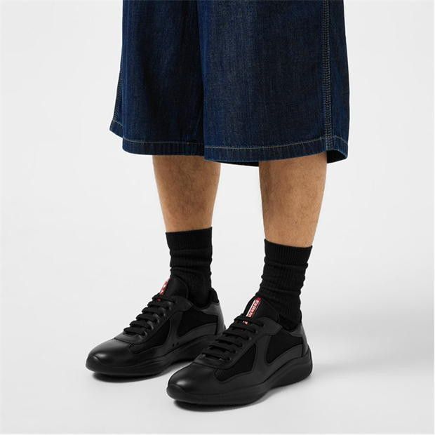 Prada Men'S Americas Cup Leather Prada Trainers Size US 11 / EU 44 - 2 Thumbnail