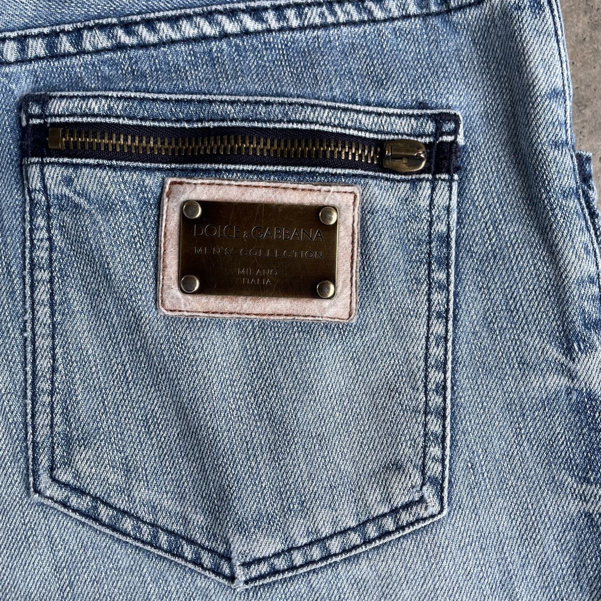 Dolce & Gabbana 🔥Dolce & Gabbana Stoned Washed Regular Straight Denim Jeans Size US 33 - 8 Thumbnail