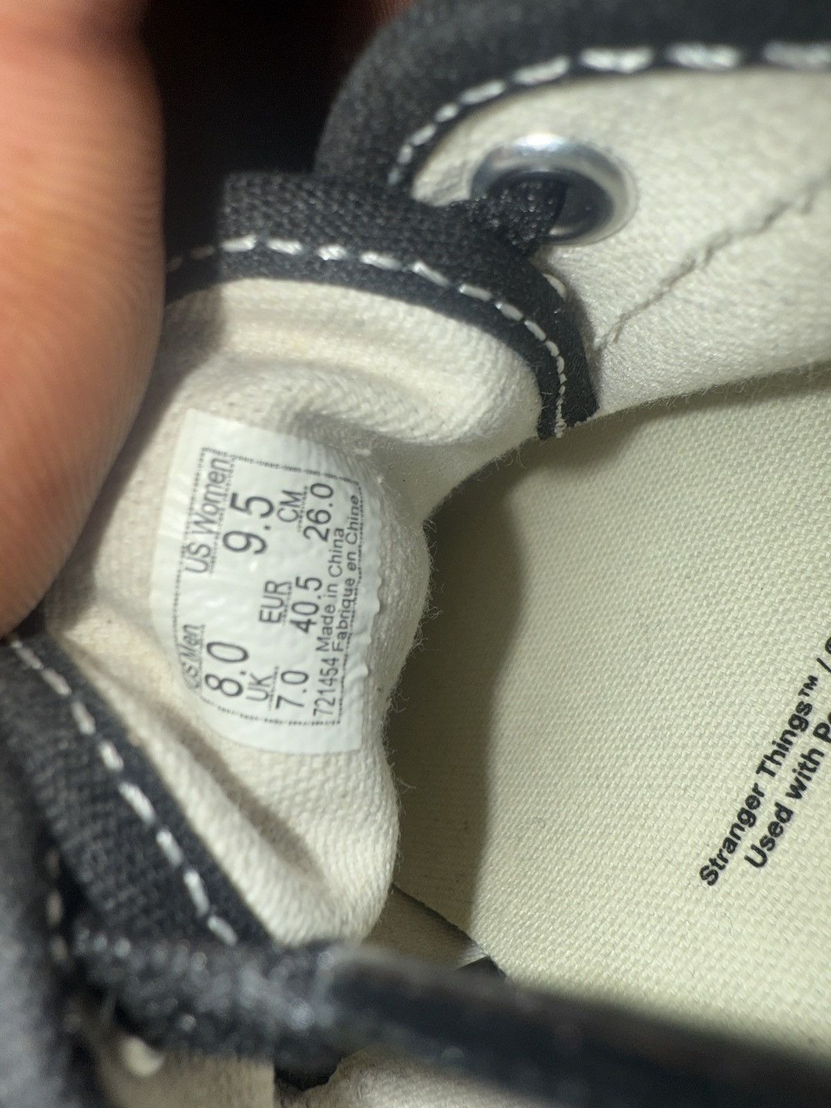 Vans Vans Stranger Things (Brand Customs Hellfire Collection)sz8 Size US 8 / EU 41 - 9 Thumbnail