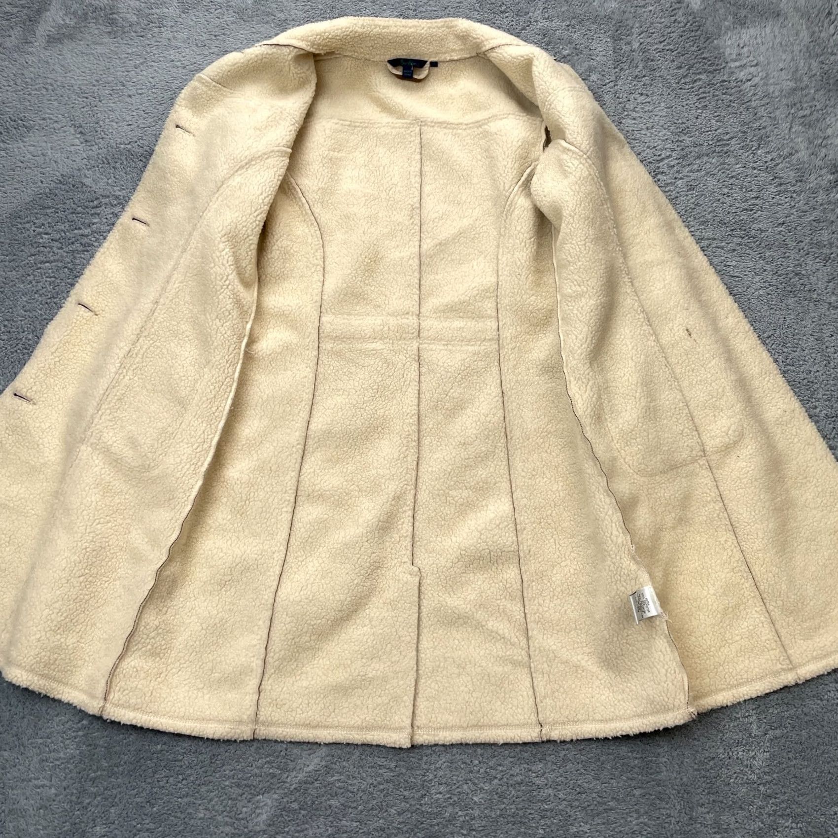 Boden Boden Coat Womens 14 Brown Fuax Leather Sherpa Shearling Jacket Rancher Western Size XL / US 12-14 / IT 48-50 - 4 Thumbnail