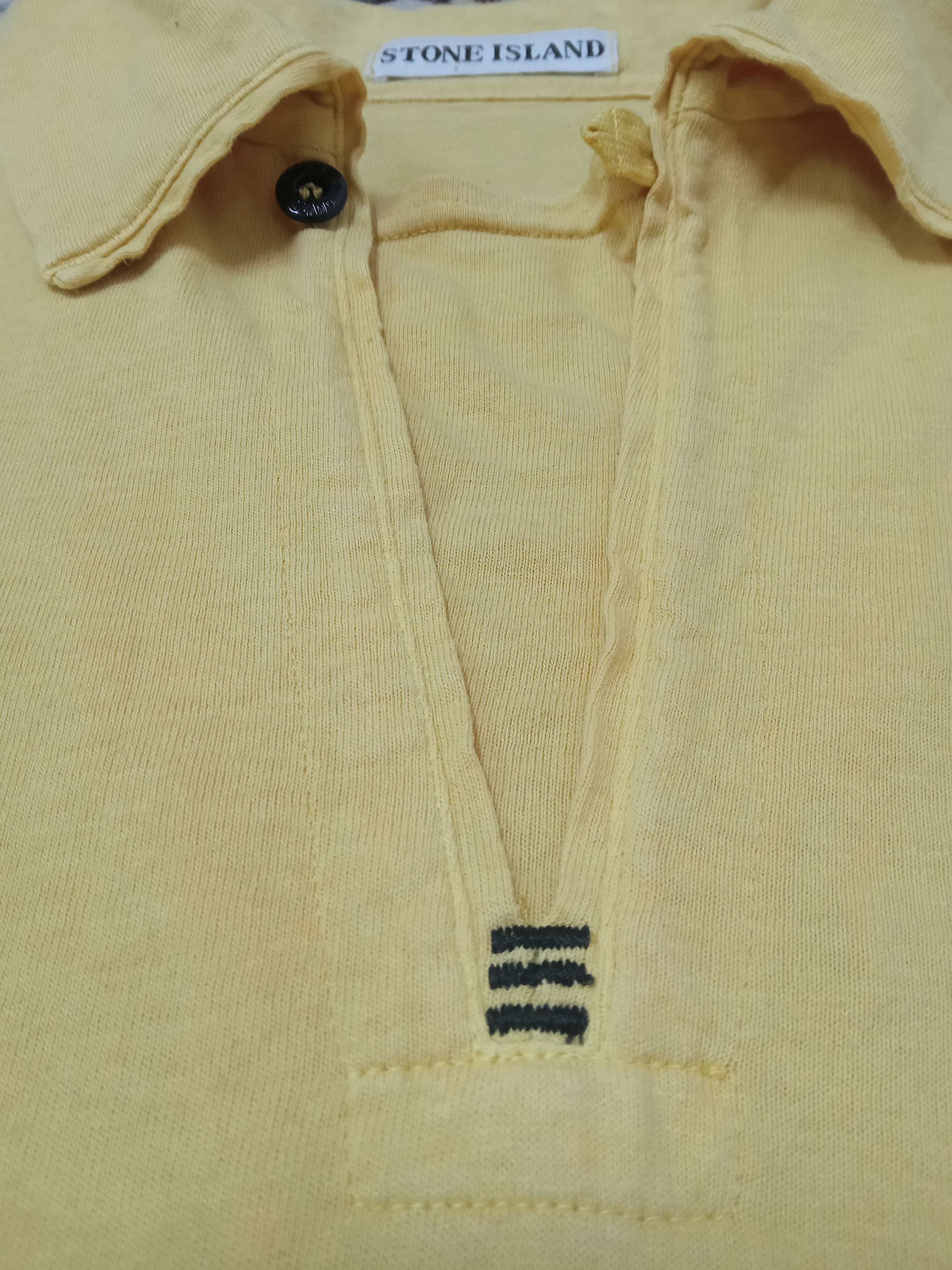 Stone Island Stone Island Extremely Rare Distressed Vintage Polo Shirt Size US M / EU 48-50 / 2 - 8 Thumbnail