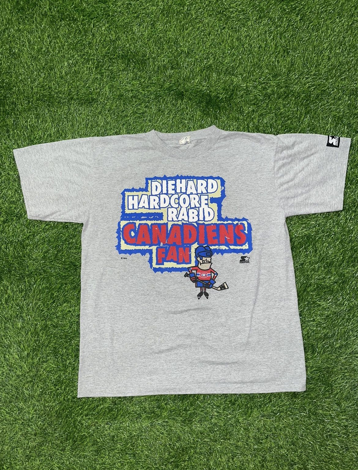NHL × Vintage Vintage Starter NHL Montreal Canadians Tee Shirt Size M Size US M / EU 48-50 / 2 - 1 Thumbnail