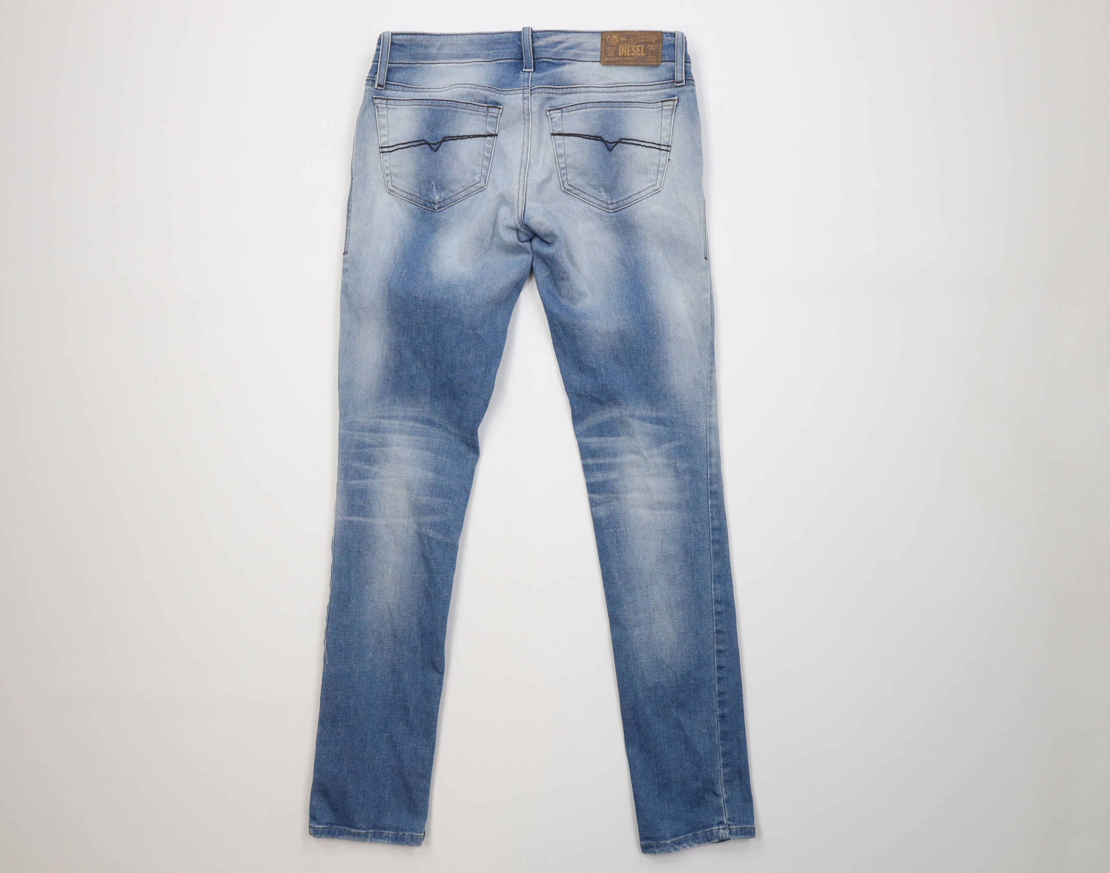 Vintage Vintage Diesel Industry Super Skinny Low Waist Jeans USA Size 27" / US 4 / IT 40 - 11 Thumbnail