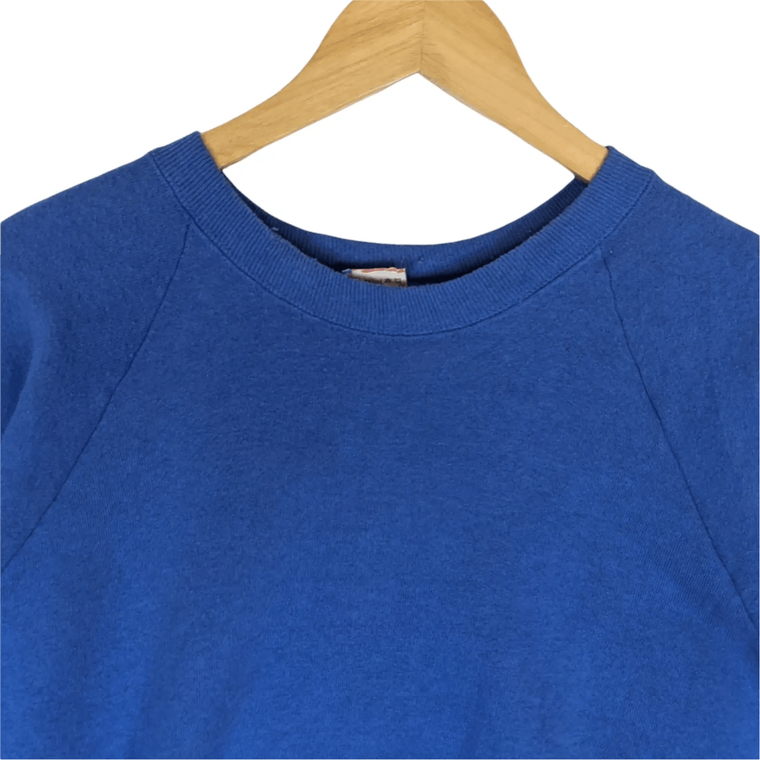 Fruit Of The Loom Vintage 90's Fruit Of The Loom FOTL Plain Jumper Sweatshirt Size US XL / EU 56 / 4 - 4 Thumbnail