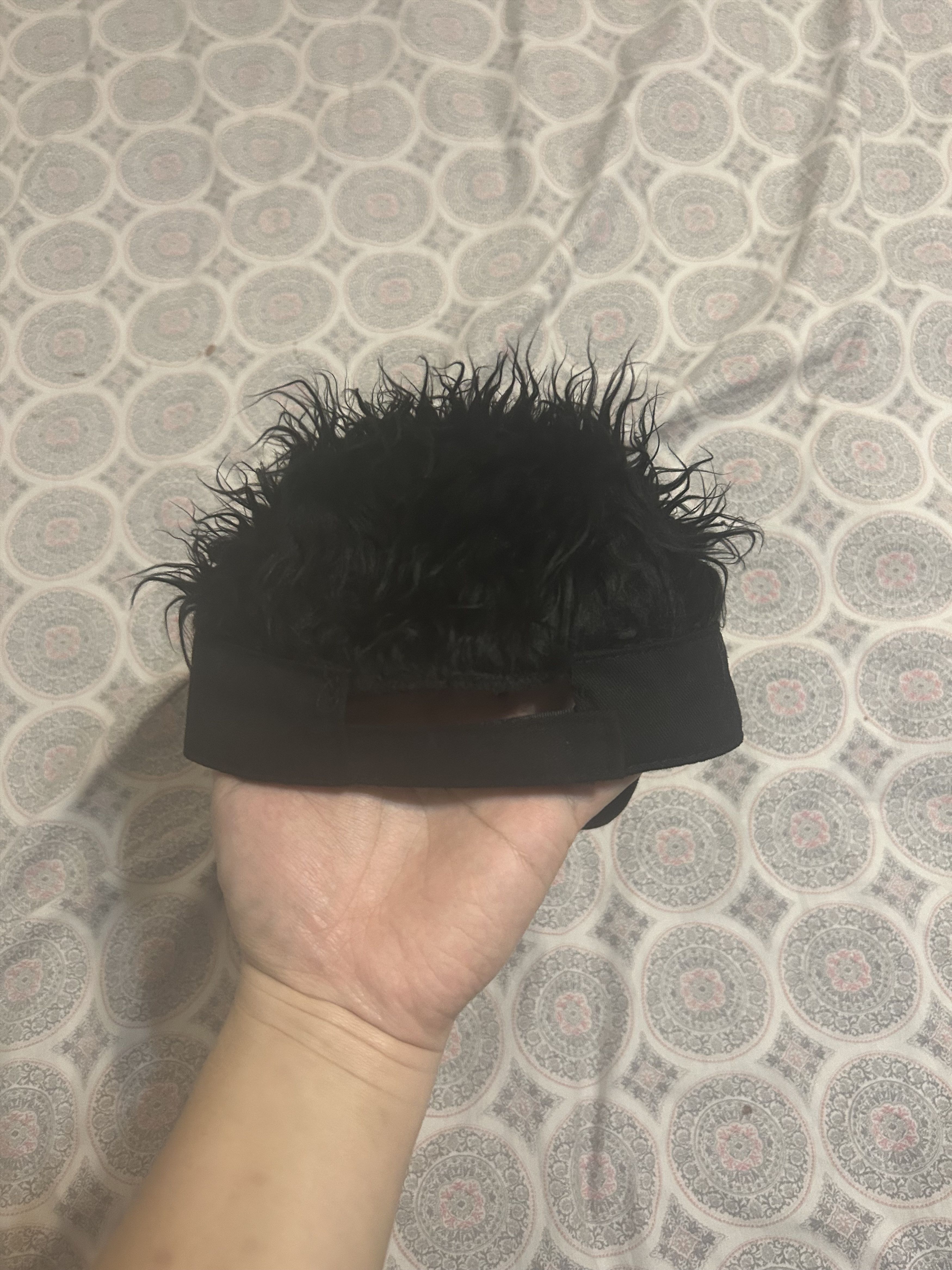 Other Novelty Hair Visor Sun Cap Wig with Spiked Hairs Size ONE SIZE - 2 Thumbnail