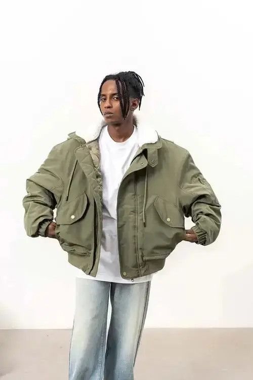 Hathaway Golf Solid Parkas Multi Pockets puffer Jacket Coat bomber Size US XL / EU 56 / 4 - 2 Thumbnail