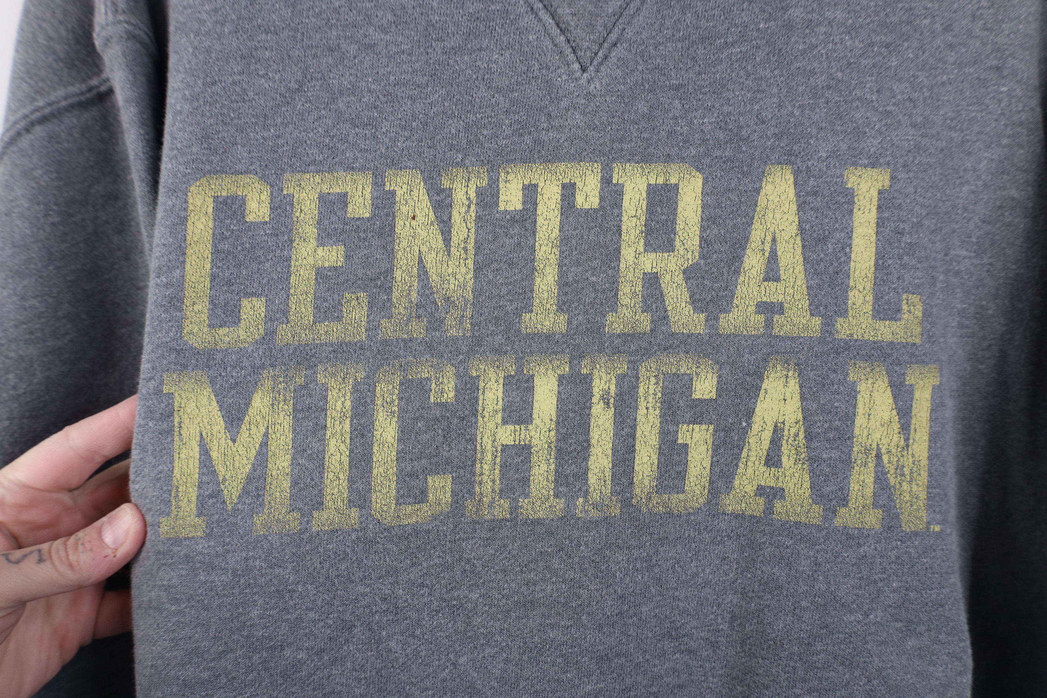 Vintage Vintage Central Michigan University Crewneck Sweatshirt Size L / US 10 / IT 46 - 4 Thumbnail