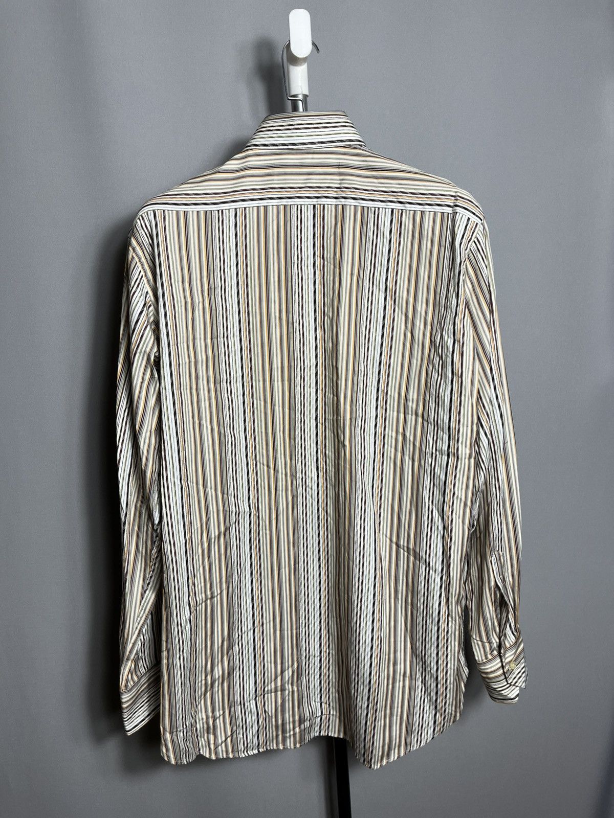 Etro Etro Italy Men’s Striped Button long sleeve shirt Size US L / EU 52-54 / 3 - 6 Thumbnail