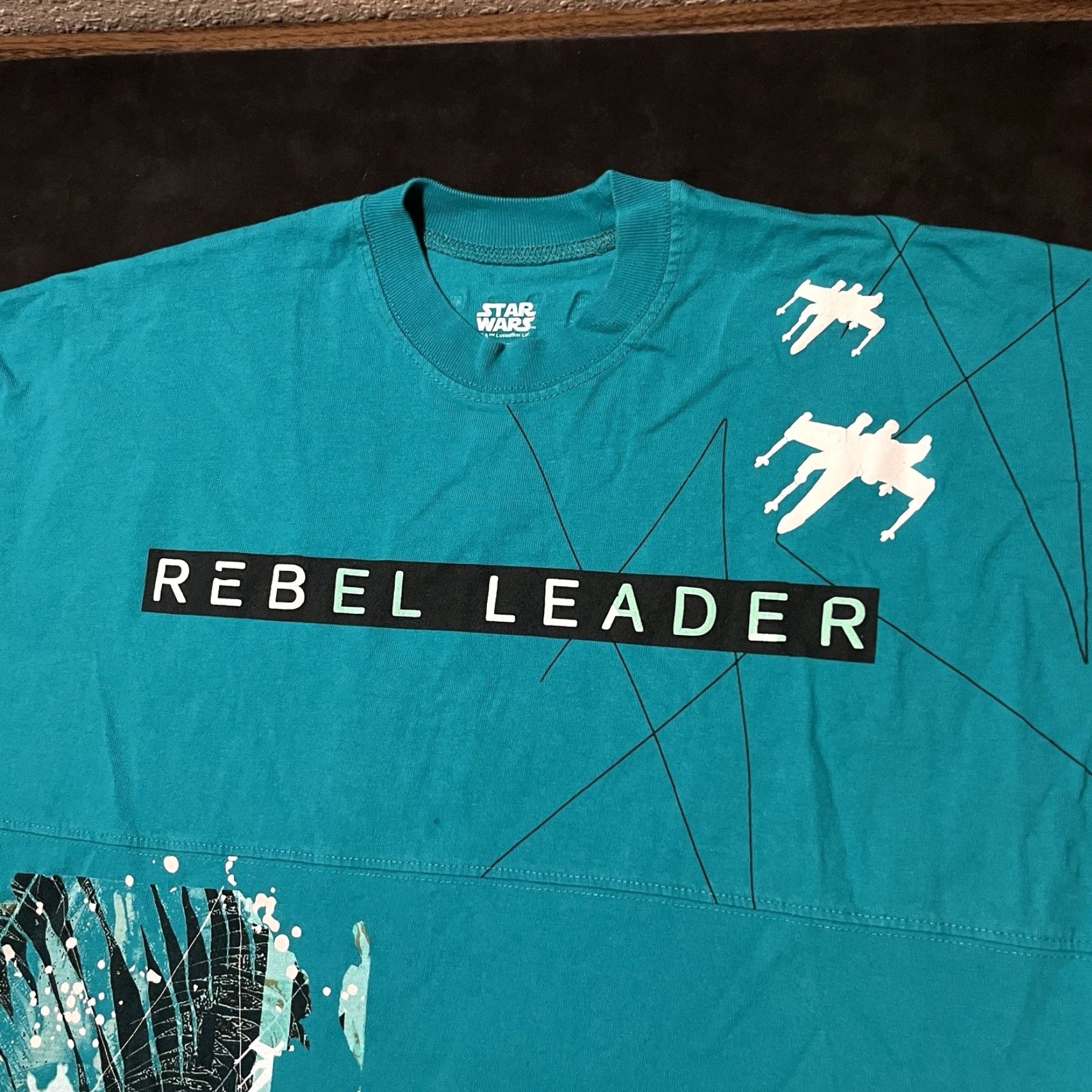 T-shirt Star Wars Rebel Leader Girls - Taille XL - Gris - Coton - Neuf Sans étiquettes