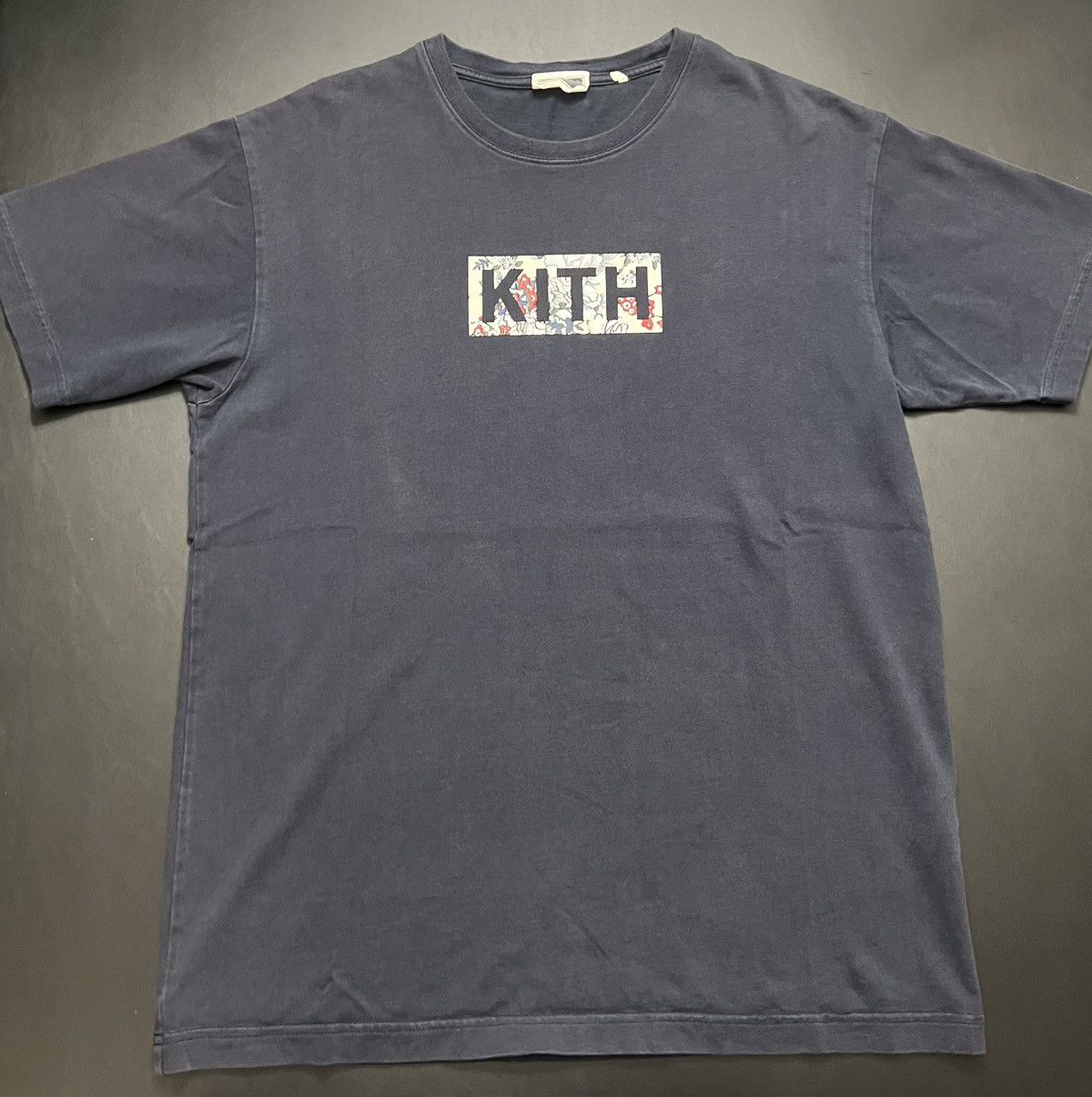 Kith Kith Floral Classic Box Logo Navy Shirt Size US S / EU 44-46 / 1 - 2 Thumbnail