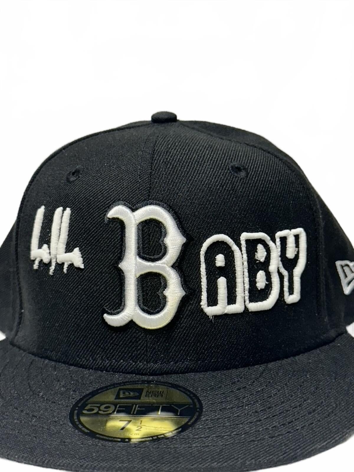 New Era New Era Boston Red Sox Lil Baby Custom Black 59FIFTY 7 1/2 Size ONE SIZE - 2 Thumbnail