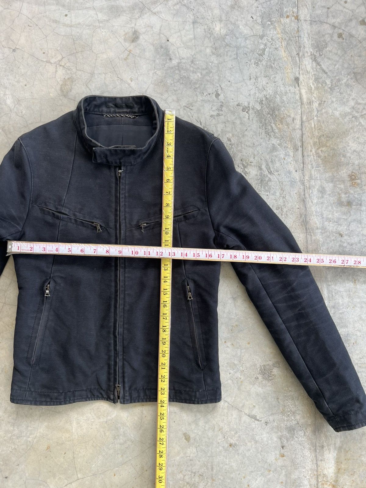 The Viridi-anne Archival The Viridi-anne Faded Black Cotton Moto Jacket Size US S / EU 44-46 / 1 - 17 Thumbnail