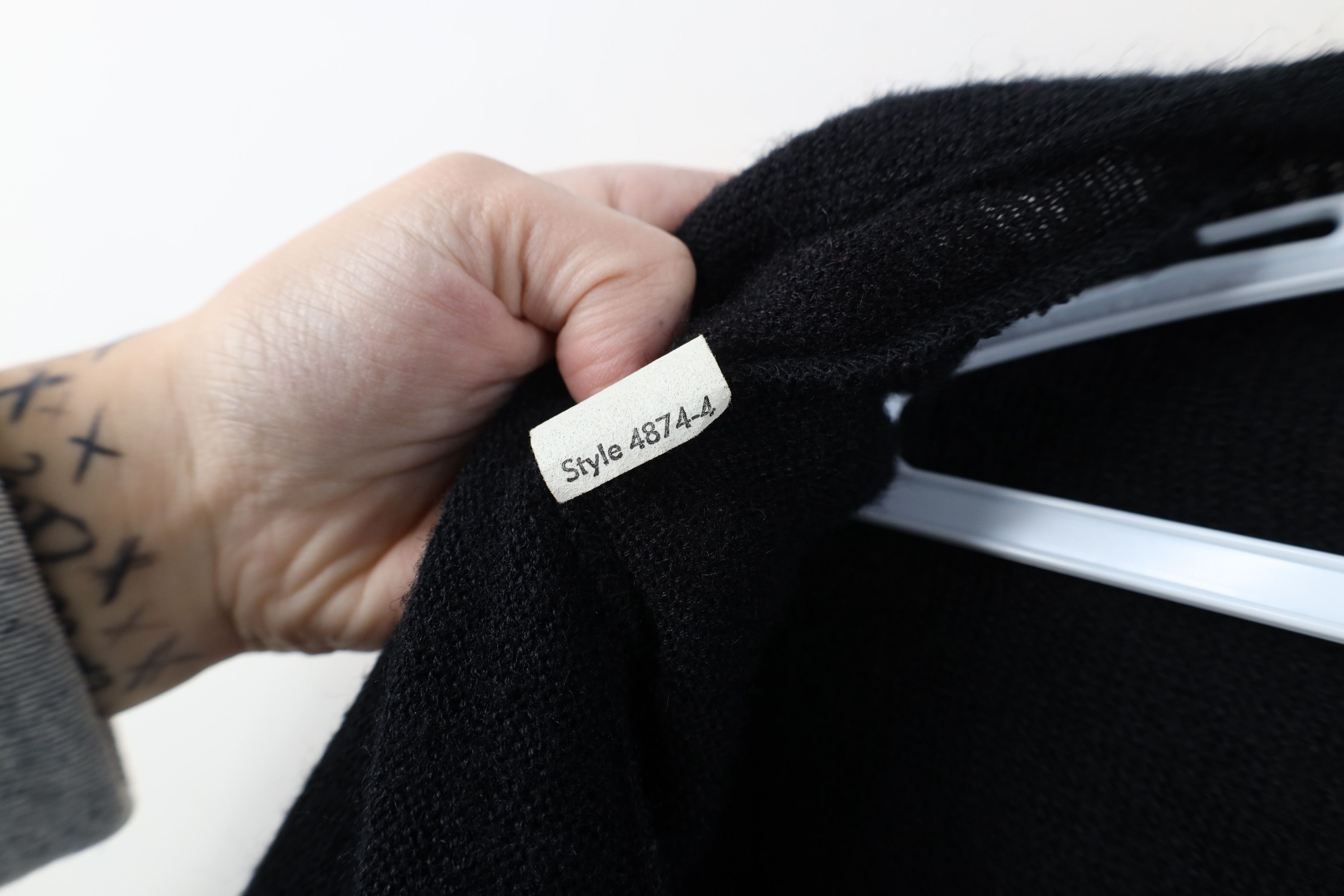 Vintage Vintage 70s Streetwear Cobain Cardigan Sweater Black USA Size US M / EU 48-50 / 2 - 10 Thumbnail