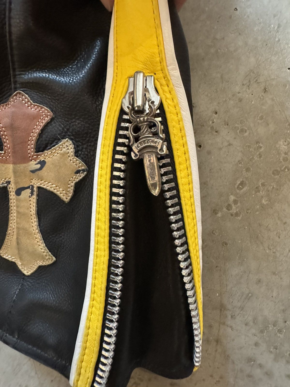 Chrome Hearts Chrome Hearts Sex Records Leather Racing Jacket Size US XL / EU 56 / 4 - 6 Thumbnail