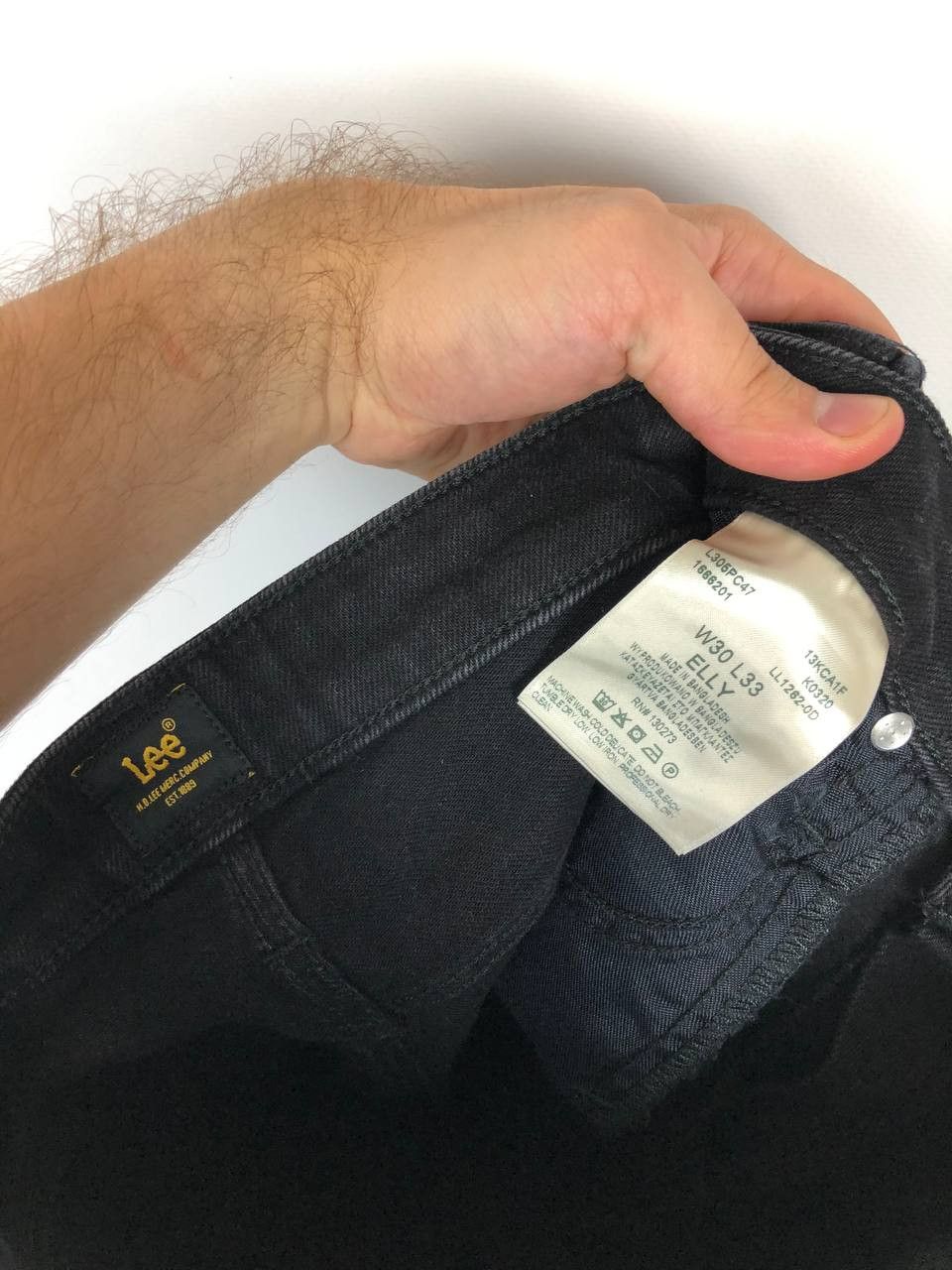 Lee Lee Denim Jeans Pants Vintage Black size 30x33 Size US 30 / EU 46 - 8 Thumbnail