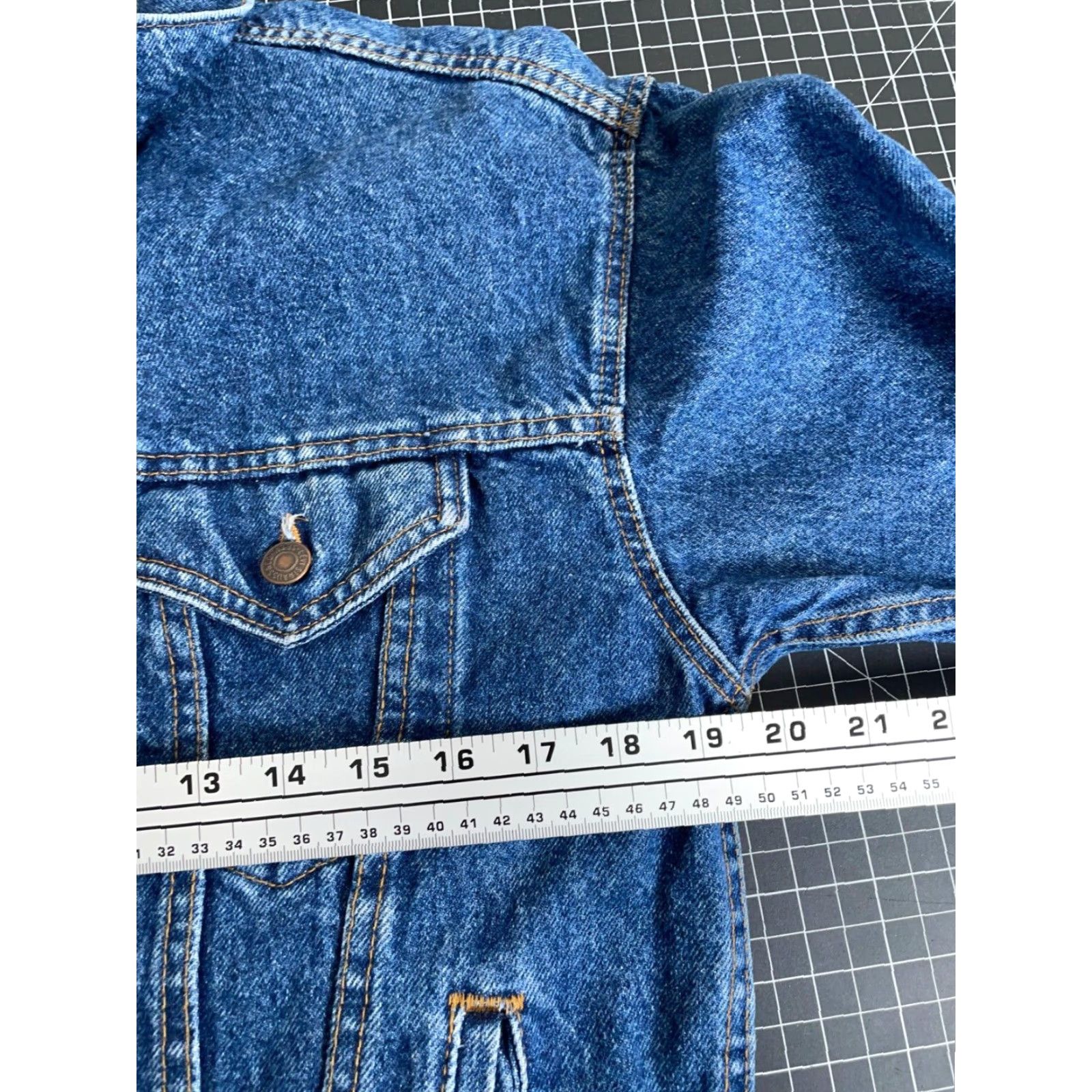 Levi's VINTAGE Levi's Denim Trucker Jacket Men Small 80s Blue Retro Casual Made in USA Size US S / EU 44-46 / 1 - 6 Thumbnail