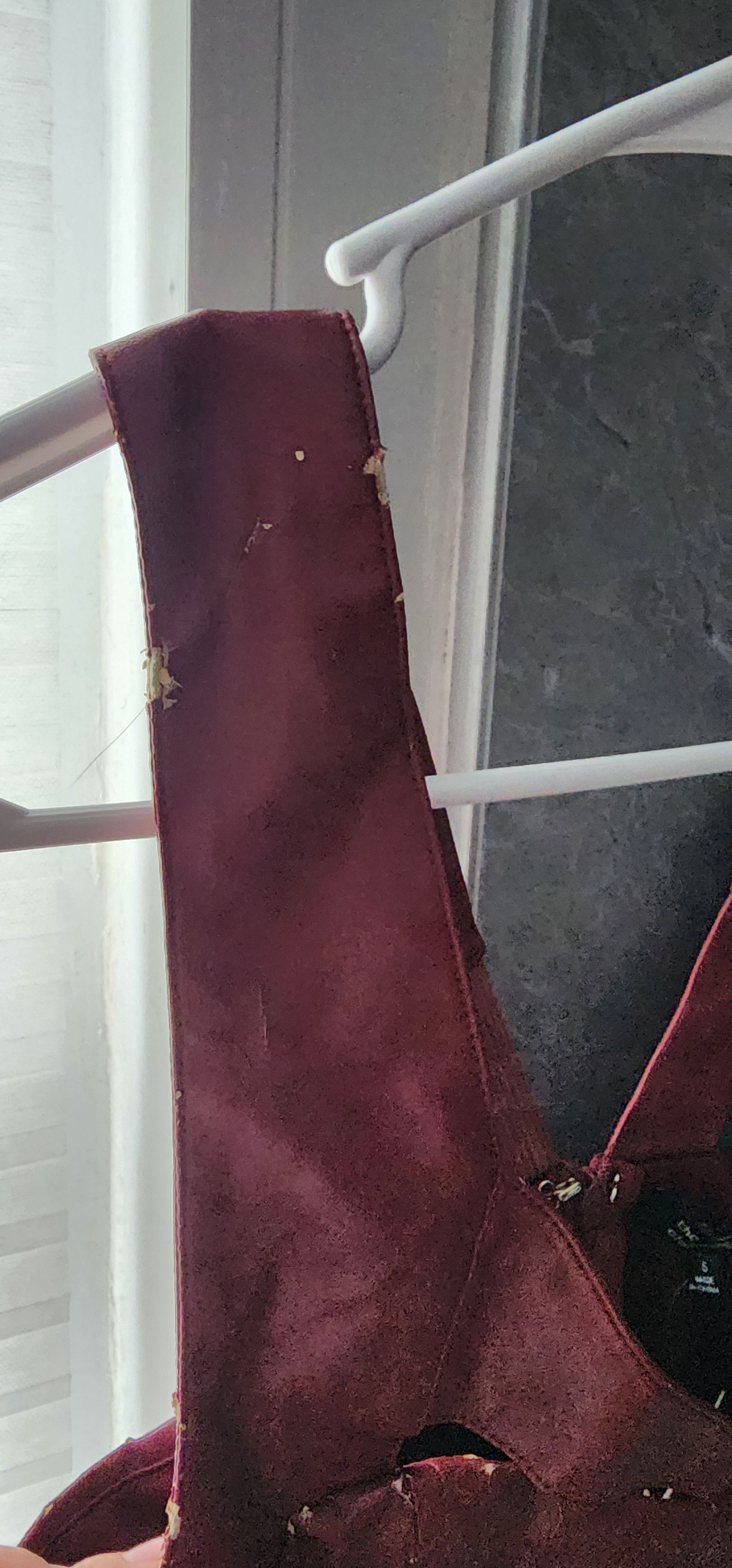 Other The Clothing Company Burgundy Faux Leather Dress Small Size S / US 4 / IT 40 - 8 Thumbnail