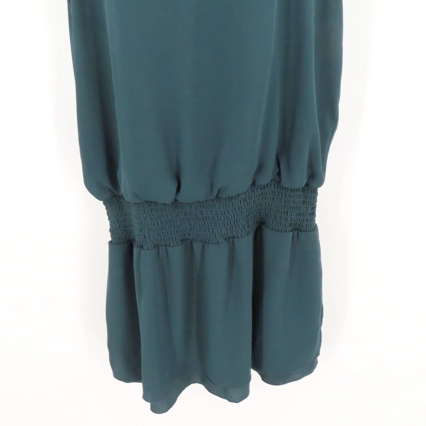 Banana Republic Banana Republic Womens Dress 8 Solid Green Drop Waist Sheath Sundress NEW NWT Size M / US 6-8 / IT 42-44 - 3 Thumbnail
