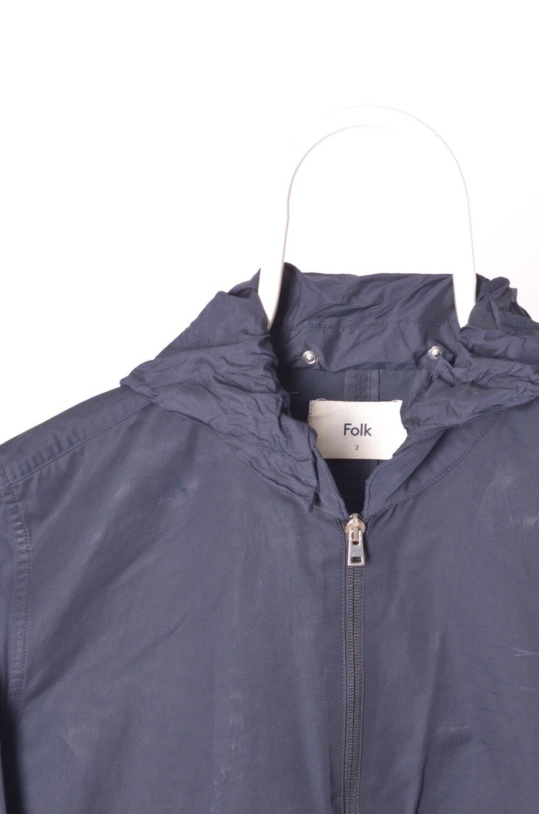 Folk Folk Rain Navy Blue Zip Jacket size 2 Size US M / EU 48-50 / 2 - 2 Thumbnail
