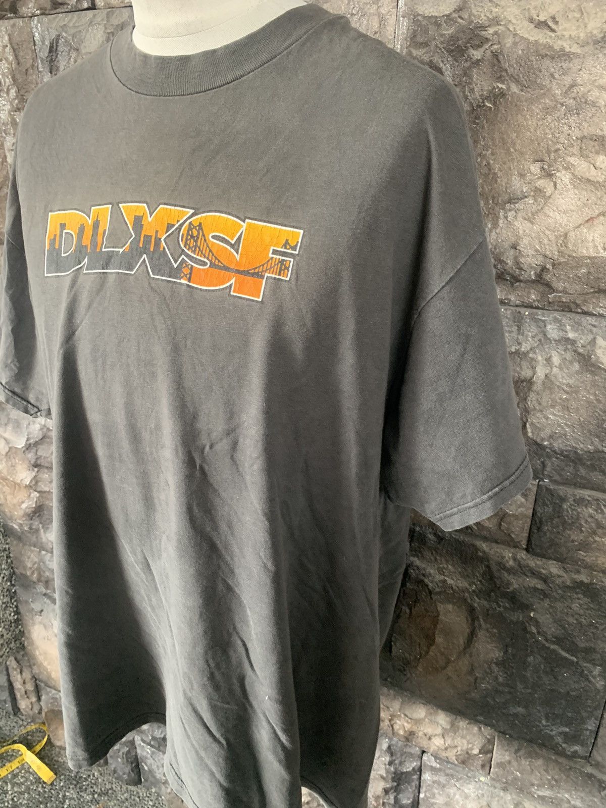 Vintage Vintage DLXSF Skateboards T shirt Size US XL / EU 56 / 4 - 3 Thumbnail