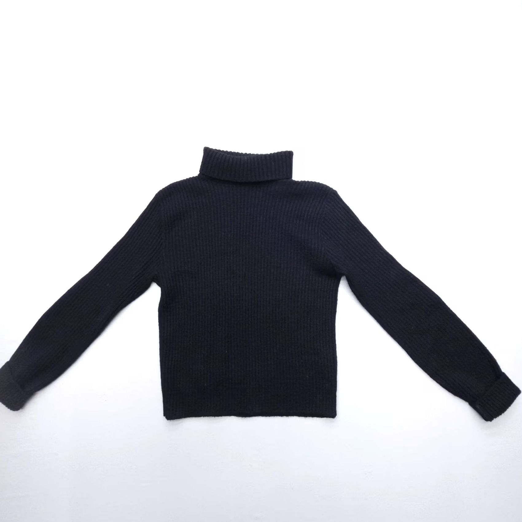 Vintage VINTAGE Joan Marie Cape Codder Sweater XS Turtleneck Wool Black Womens Pullover Knit Classic 50s Casual Womens Size XS / US 0-2 / IT 36-38 - 3 Thumbnail