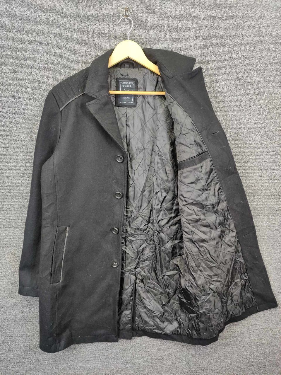 Guess Vintage Guess Wool Long Coat Size US M / EU 48-50 / 2 - 7 Thumbnail