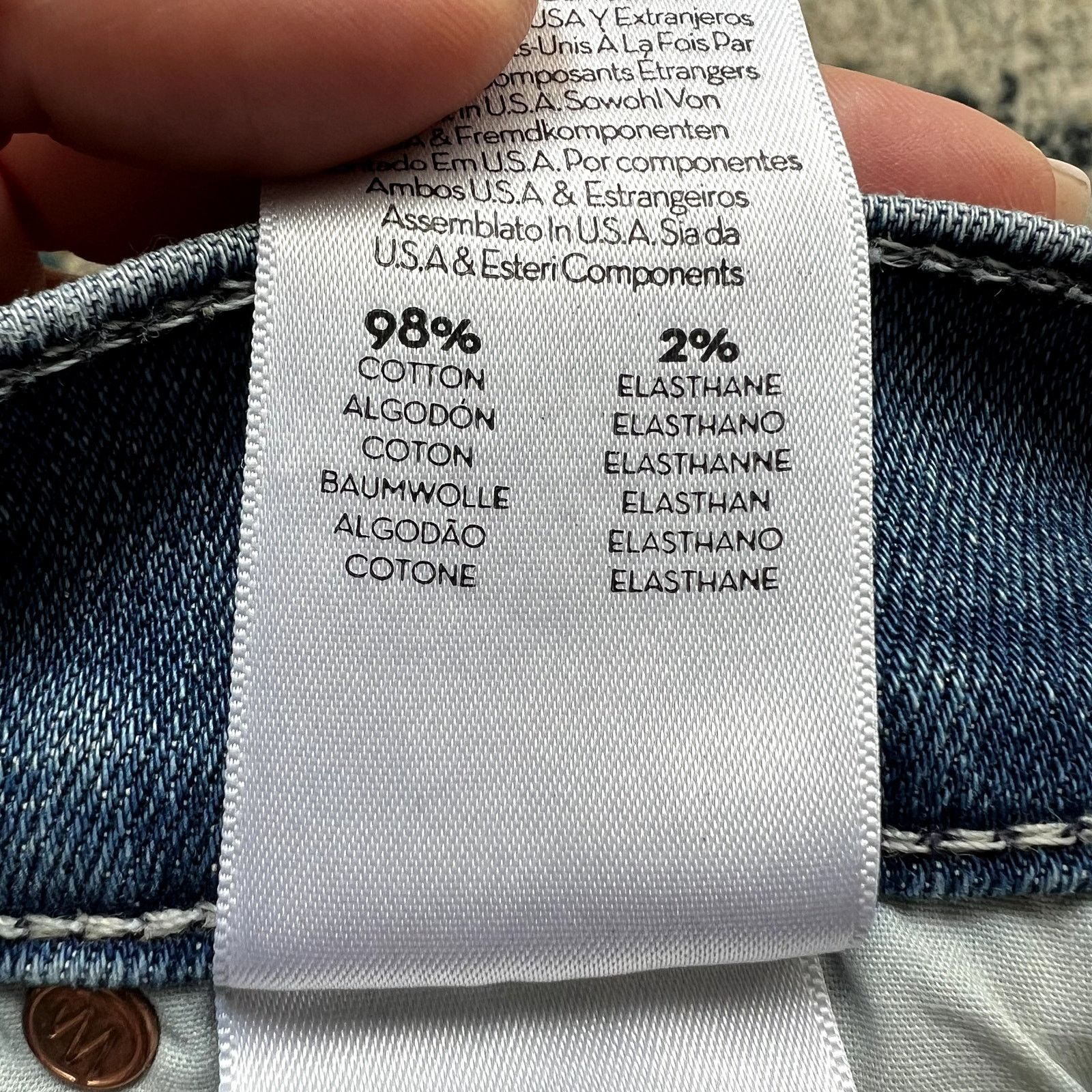 MOTHER Mother The Stunner Ankle Fray Graffiti Girl jeans size 26 Size 26" / US 2 / IT 38 - 7 Thumbnail