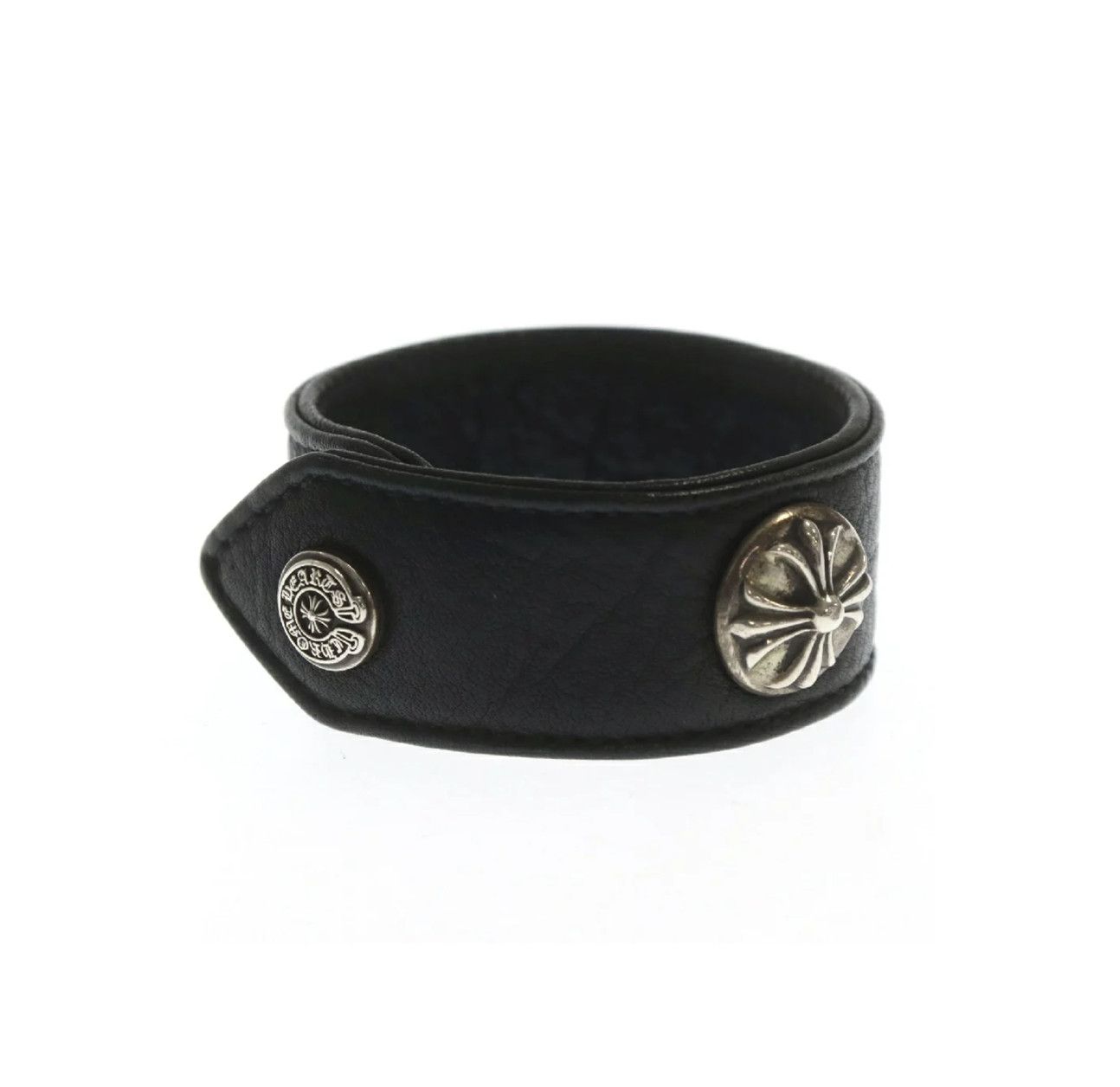 Chrome Hearts CHROME HEARTS CROSS BALL LEATHER BRACELET Size ONE SIZE - 3 Thumbnail