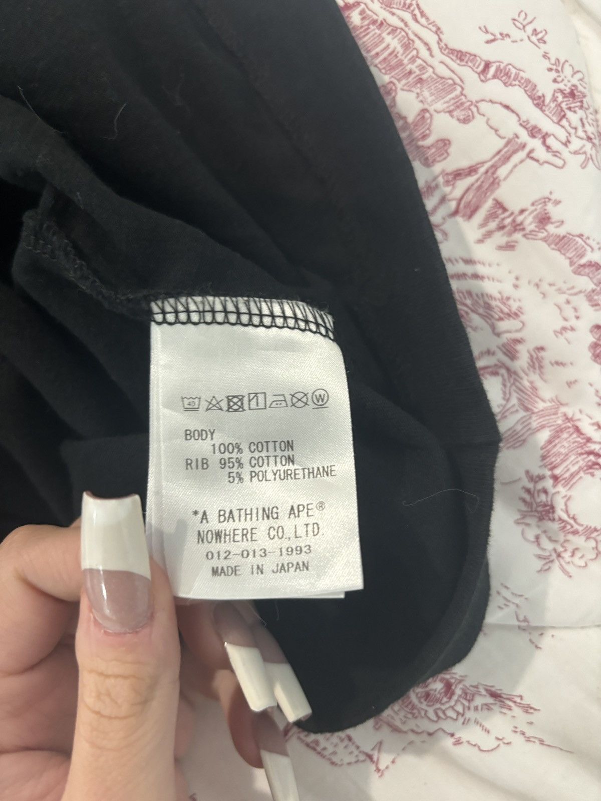 Bape BAPE shall never kill baby tee Size S / US 4 / IT 40 - 3 Thumbnail