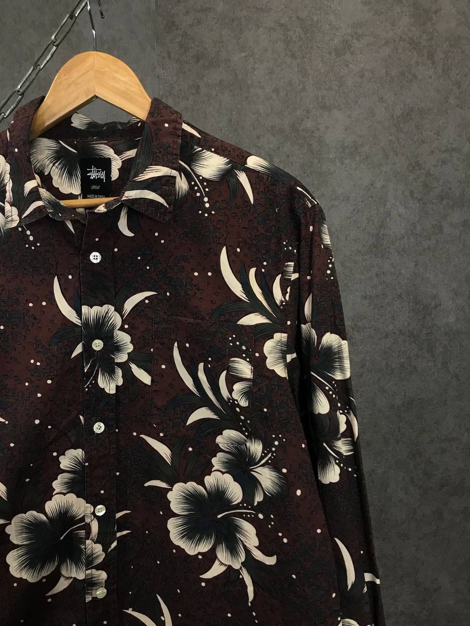 Stussy Stussy crazy art designer shirt Size US L / EU 52-54 / 3 - 2 Thumbnail