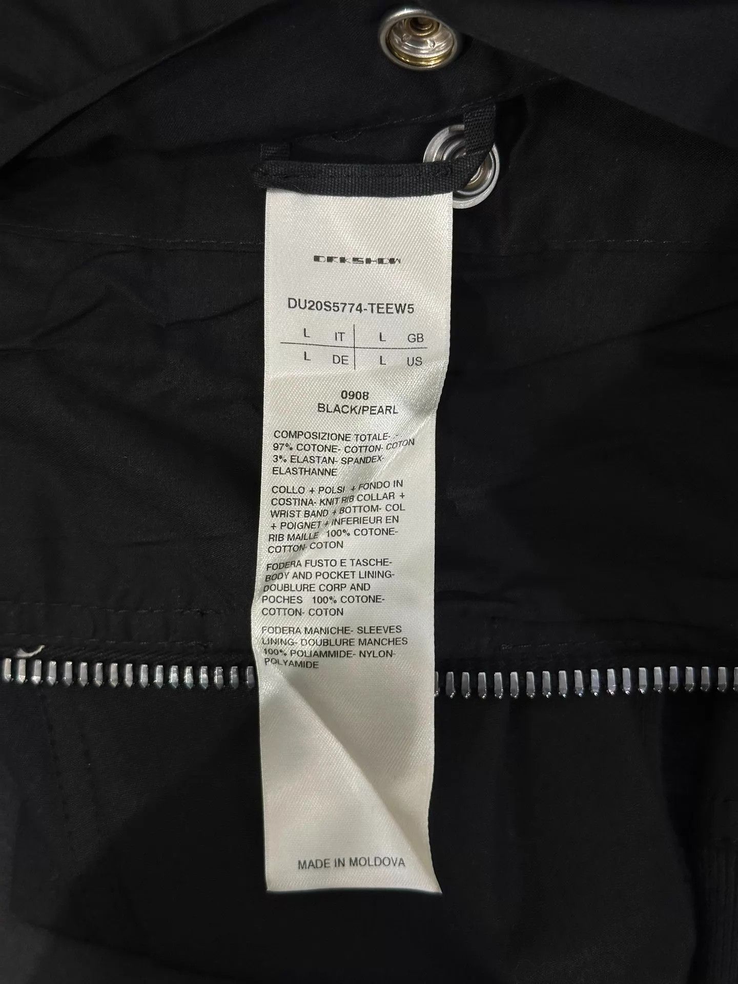 Rick Owens Rick Owens Woven Strap Flight Jacket L New with Tags Size US L / EU 52-54 / 3 - 8 Thumbnail