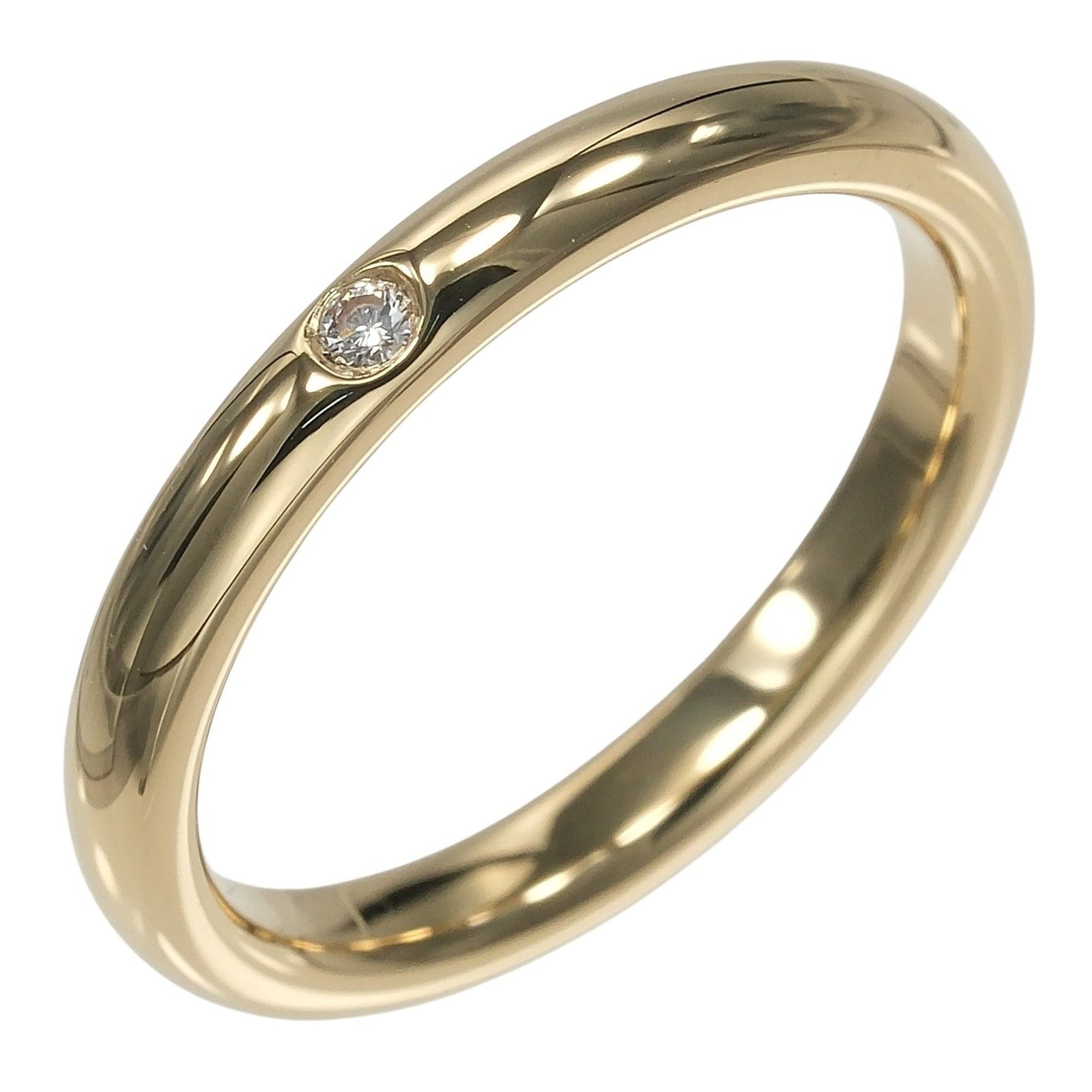 Tiffany & Co. Tiffany & Co. Stacking Band Ring, Size 11, 18K Yellow Gold, Diamond, Approx. 3.86g. Size ONE SIZE - 1 Thumbnail