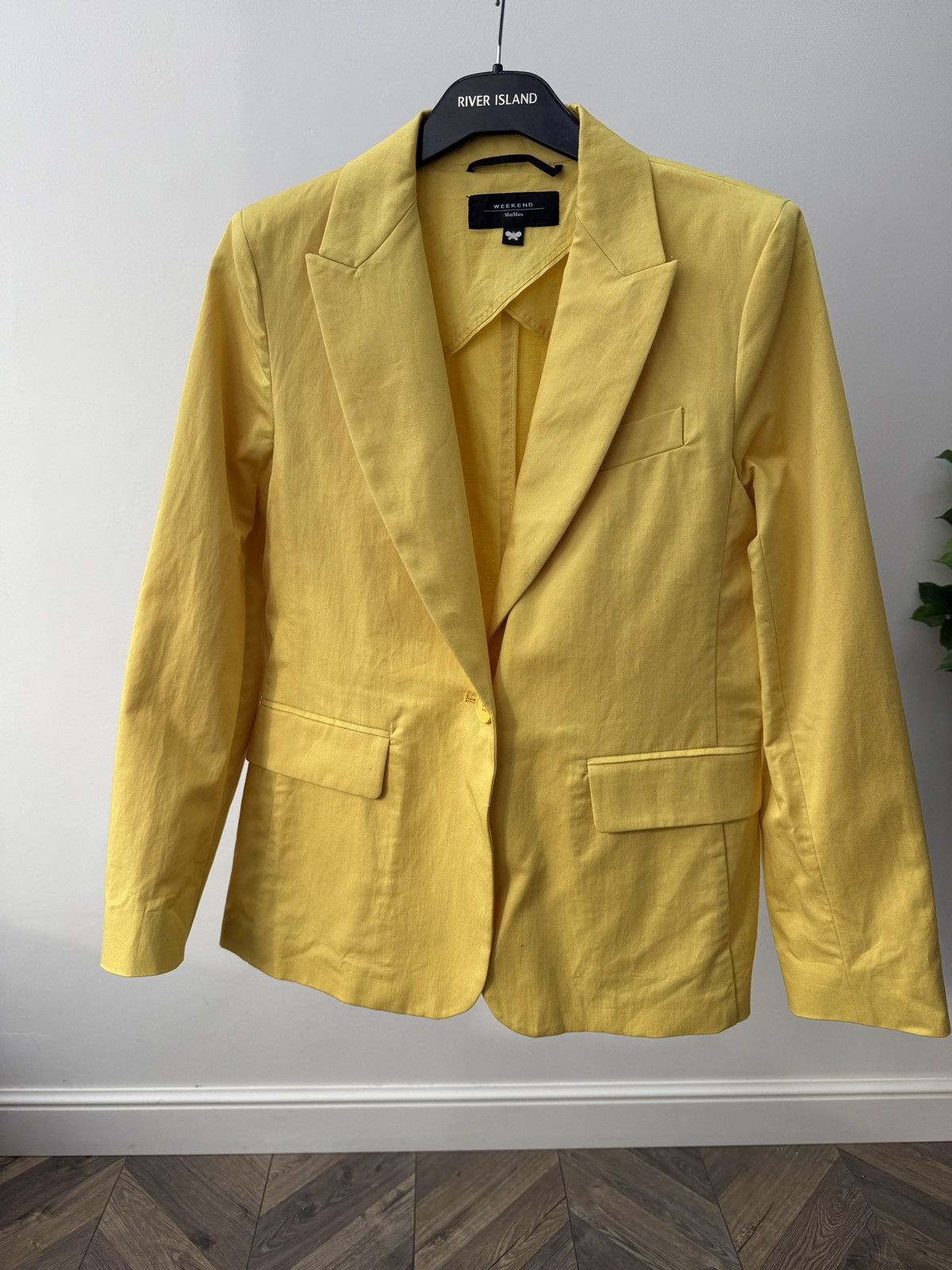 Weekend Max Mara Vintage Weekend Max Mara Linen Blend Blazer Jacket Women’s Size S / US 4 / IT 40 - 4 Thumbnail