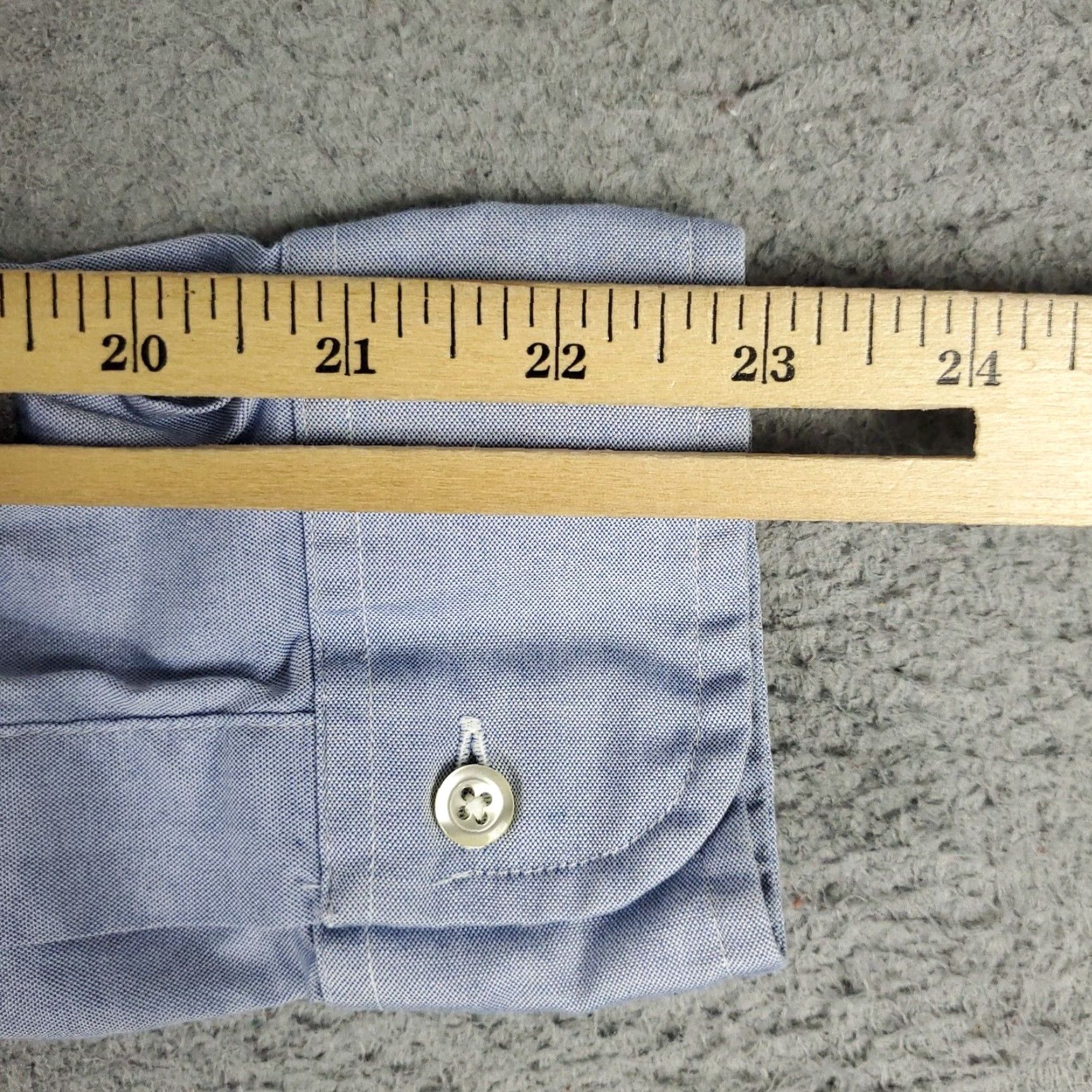 Brooks Brothers VINTAGE Brooks Brothers Dress Shirt Men Size 15 Blue Button Up Long Sleeve Business Casual Formal Workwear Size 40R - 7 Thumbnail
