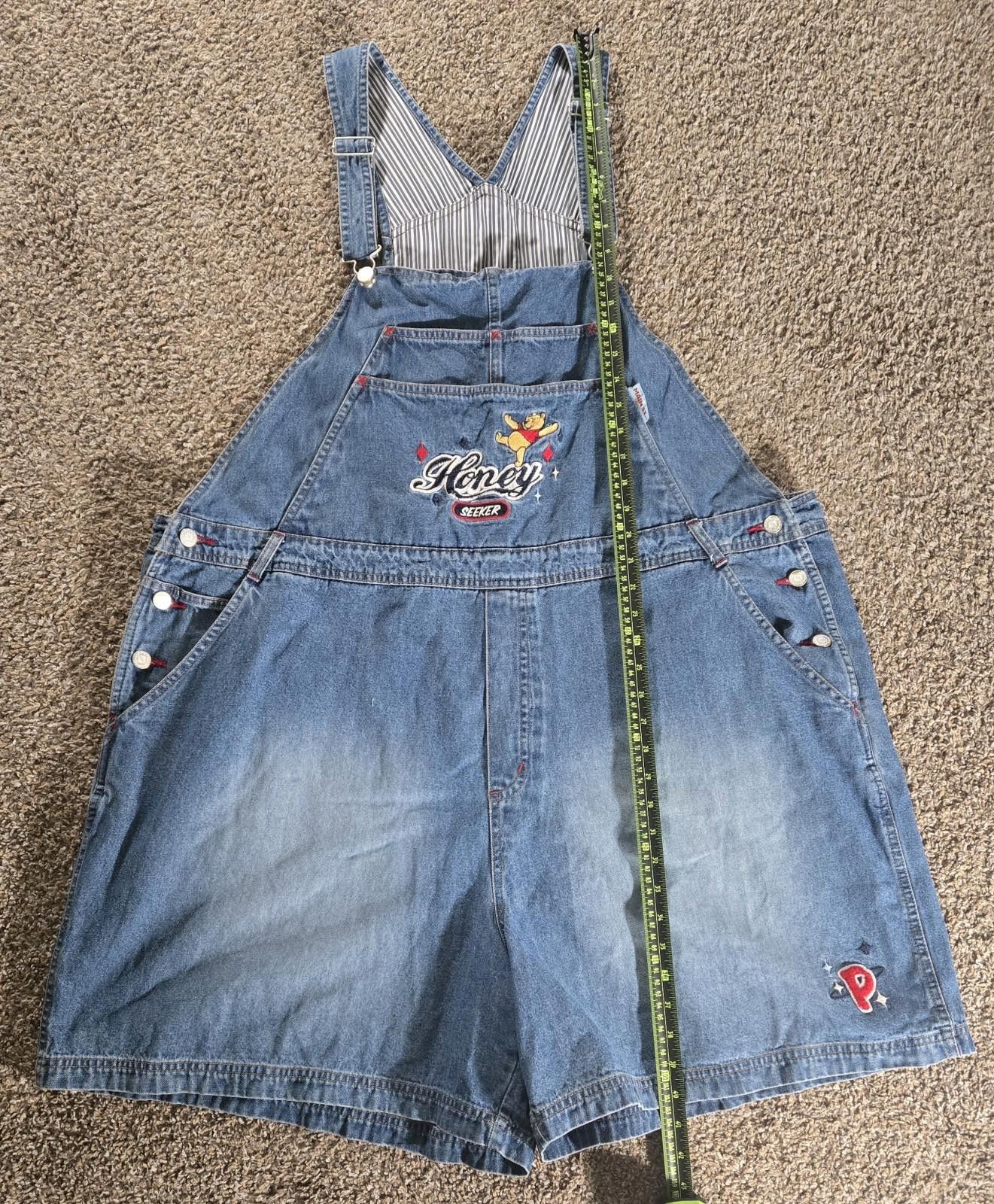 Disney Winnie The Poo "Honey Seeker" Main Street Disney Bib 26W/28W Size 42" / US 20 - 2 Thumbnail