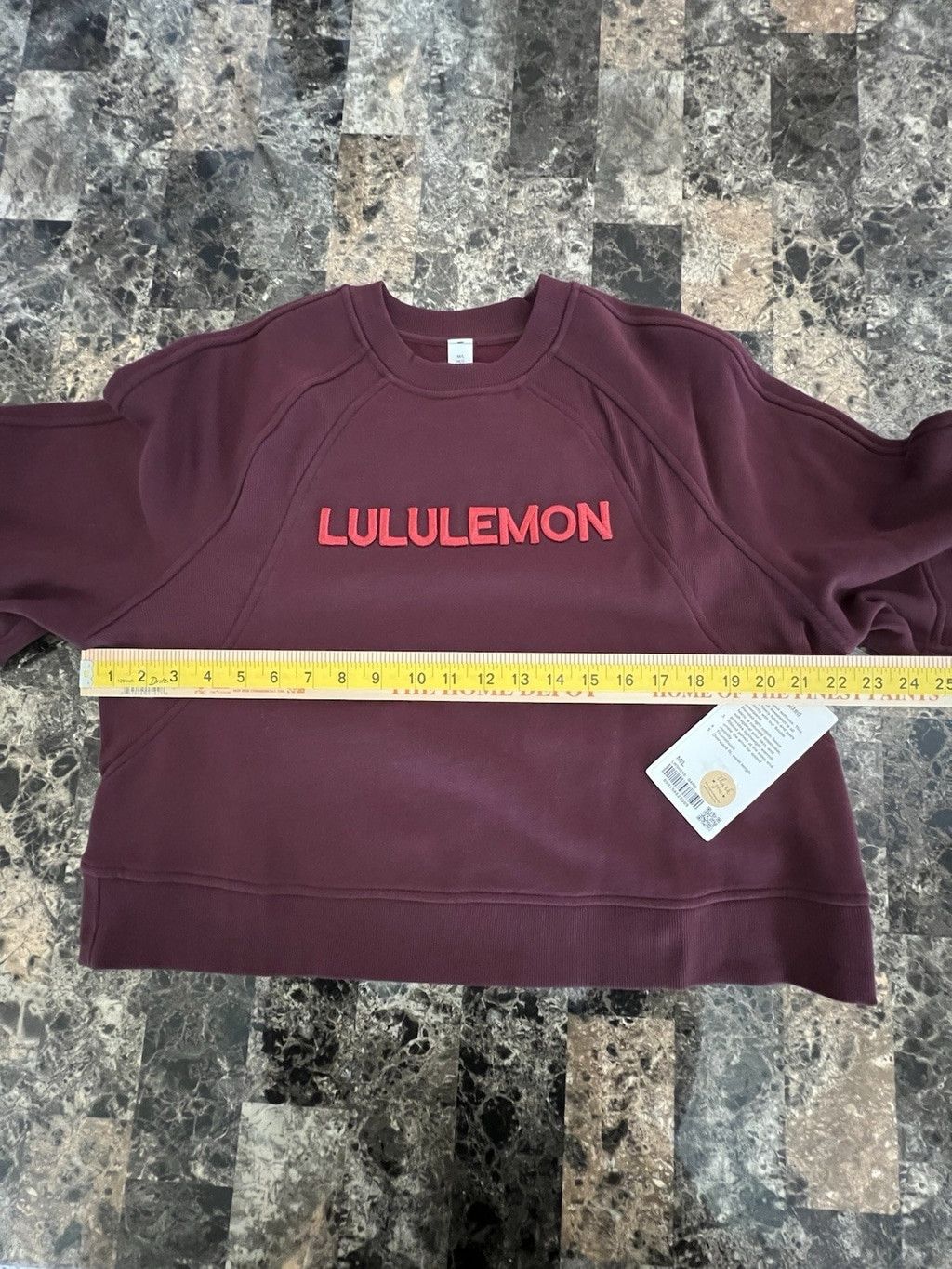 Lululemon LULULEMON SCUBA OVERSIZED PULLOVER GARNET COLORING SIZE M/L Size M / US 6-8 / IT 42-44 - 3 Thumbnail