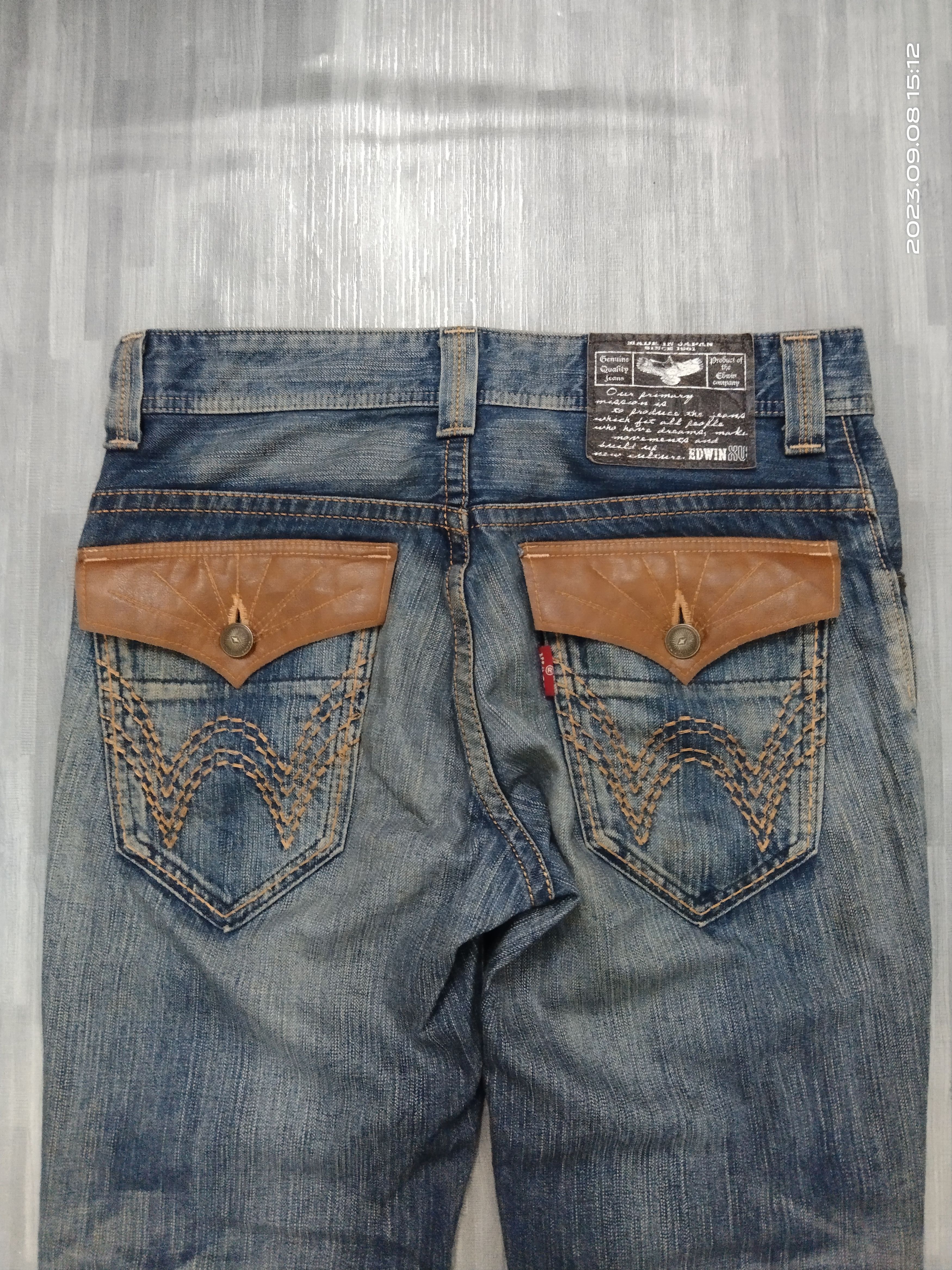 Edwin FLARE SICK EDWIN JAPAN DENIM PANTS Size US 32 / EU 48 - 5 Thumbnail