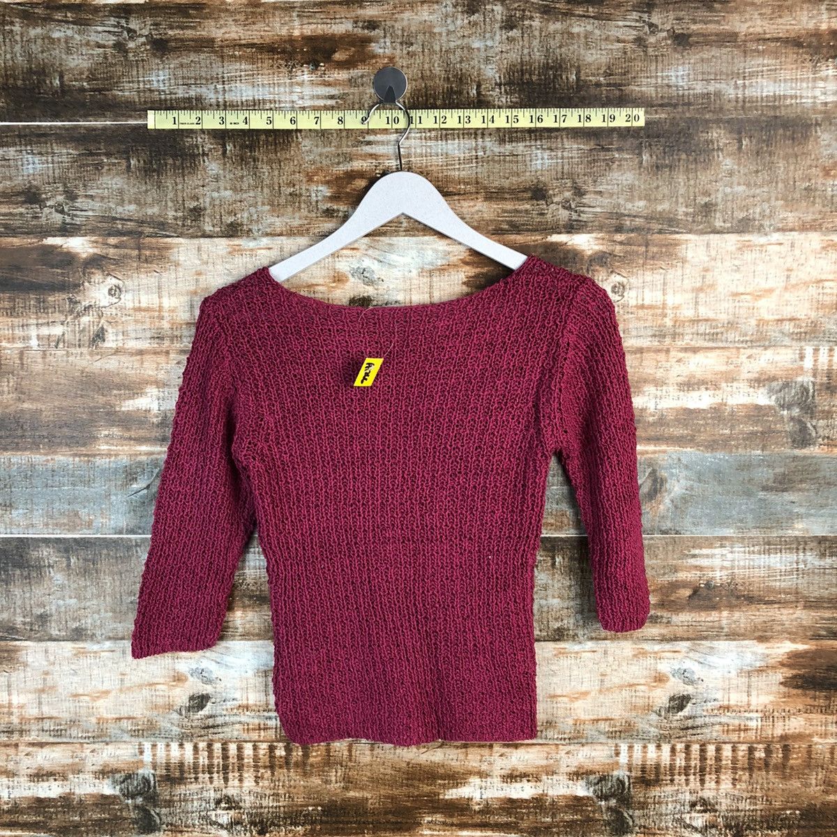 Homespun Knitwear × Japanese Brand Japanese Brand Pink Knitwear #A1266 Size S / US 4 / IT 40 - 13 Thumbnail