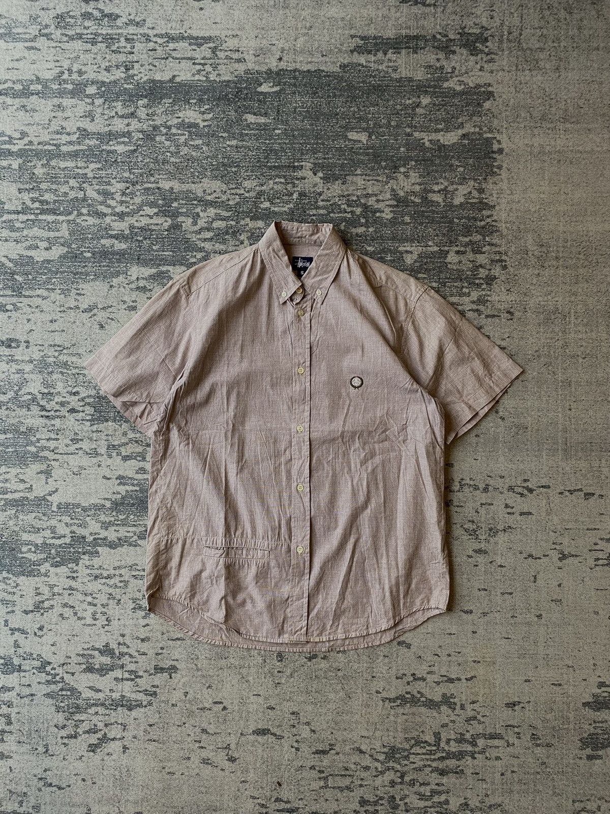 Stussy 90s OLD STUSSY/SS ring/BD S/S Shirt/Made in USA Size US S / EU 44-46 / 1 - 1 Thumbnail