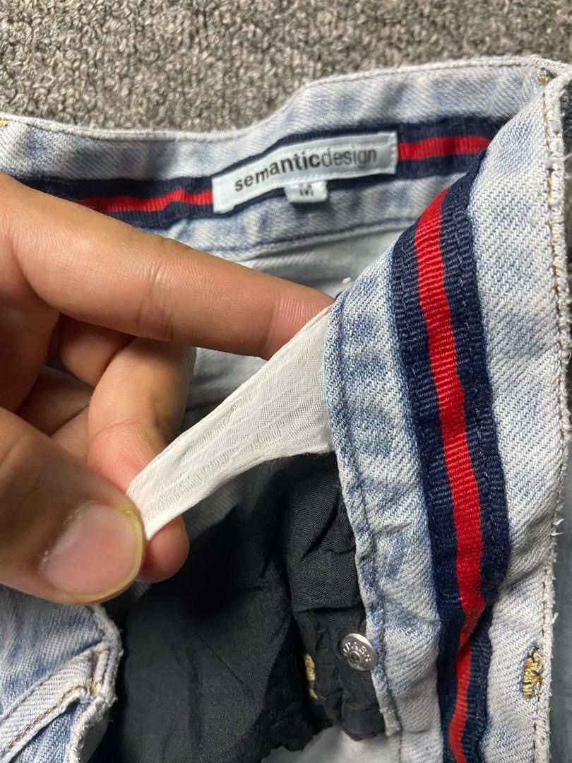 semanticdesign Semantic Design Regular Cut Style Denim Jeans (155) Size US 32 / EU 48 - 5 Thumbnail