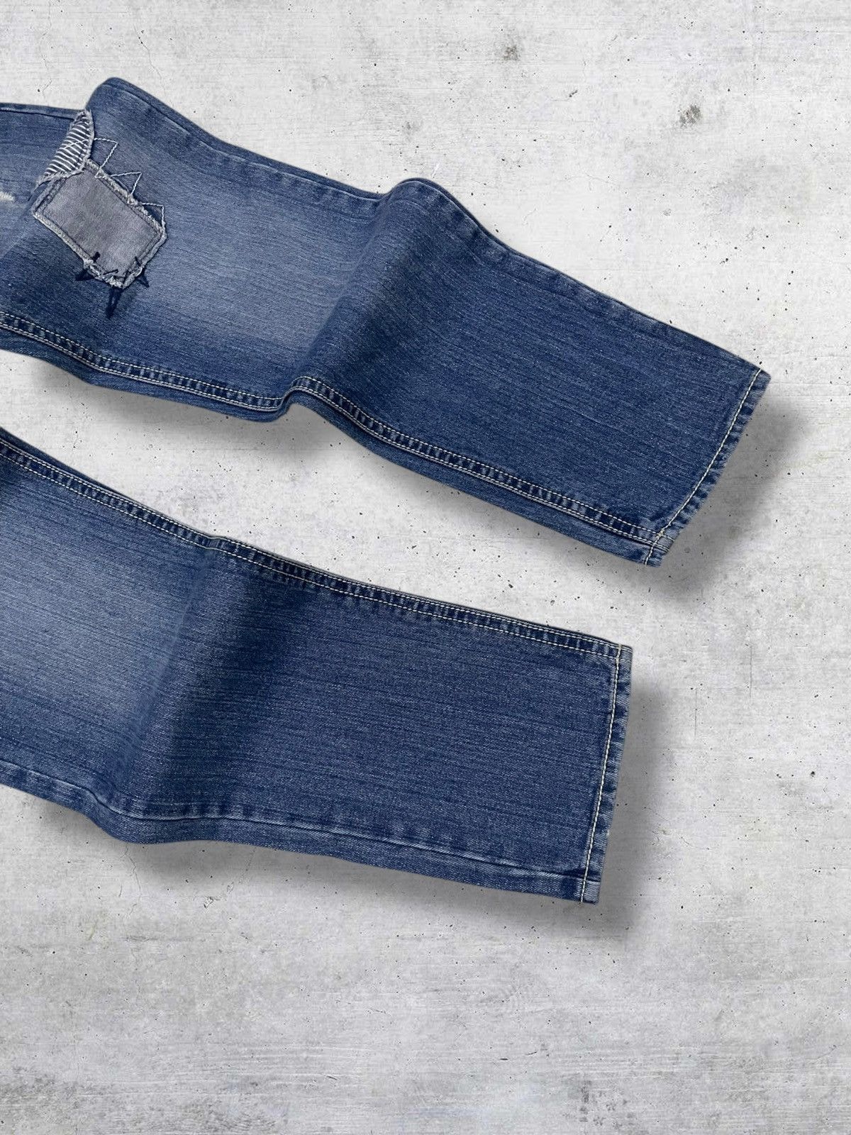 Japanese Brand VINTAGE CAESSE CFAFTES JAPAN DESIGNER ART PATCHWORK DENIM Size US 30 / EU 46 - 5 Thumbnail