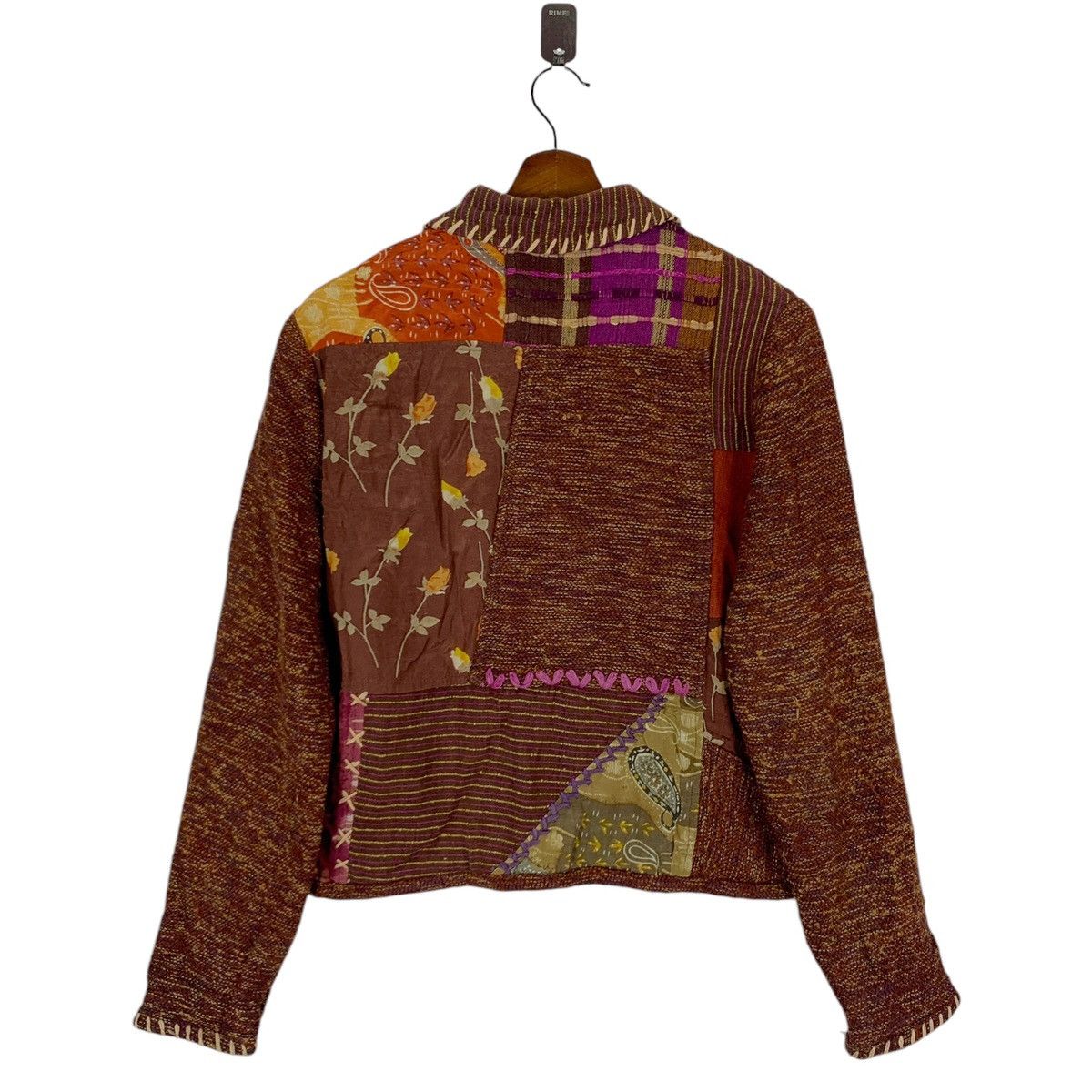 Designer × Native × Vintage VINTAGE SHARON ANTHONY CRYSTAL PATCH WORK JACKET Size M / US 6-8 / IT 42-44 - 6 Thumbnail