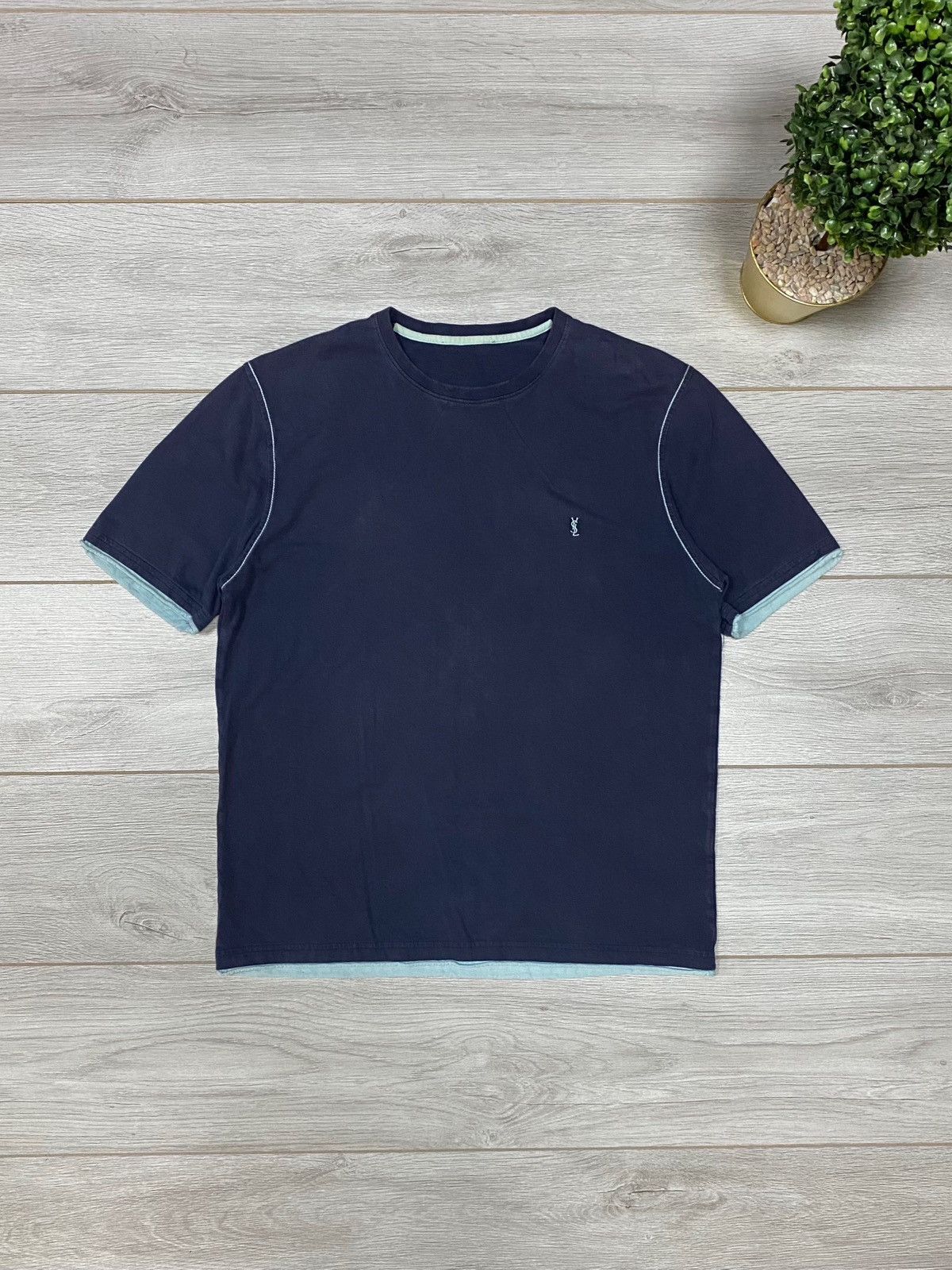 Yves Saint Laurent Yves Saint Laurent vintage t-shirt Size US L / EU 52-54 / 3 - 1 Thumbnail