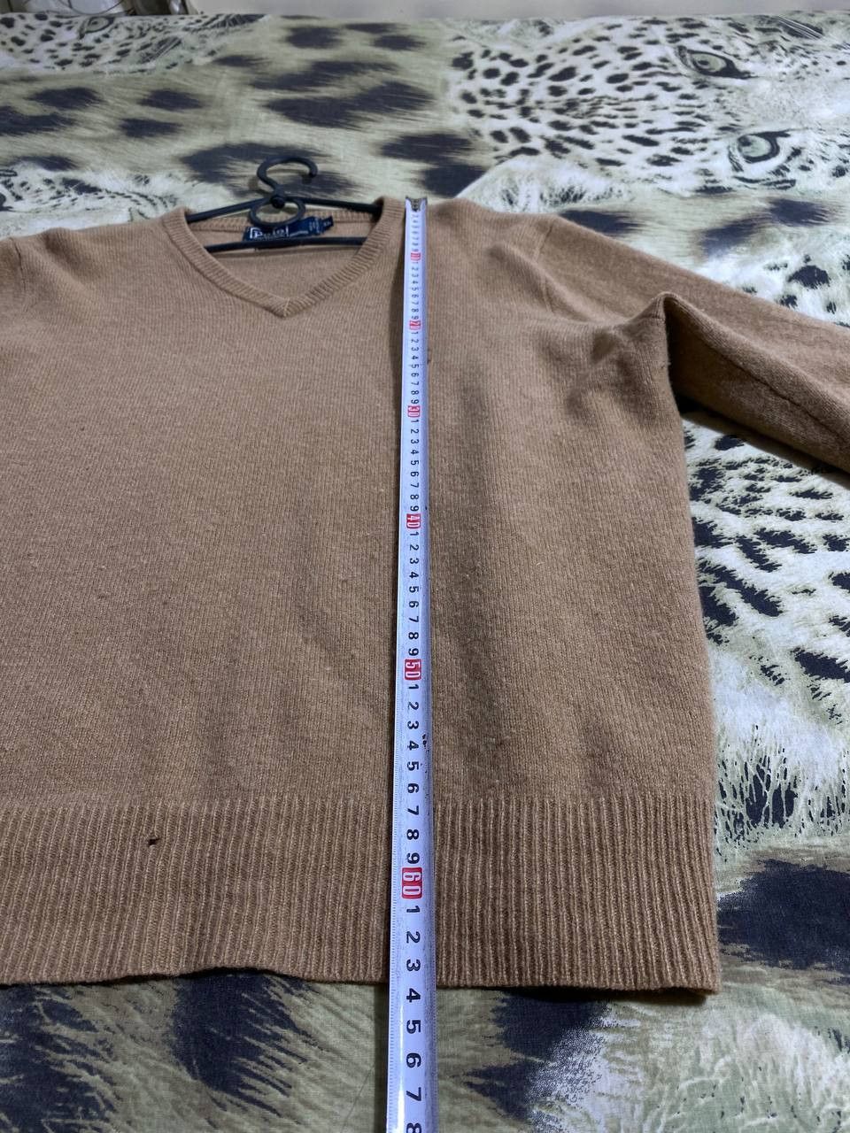 Polo Ralph Lauren × Ralph Lauren × Vintage 90s Vintage Polo Ralph Lauren Khaki Knit Sweater Size US XL / EU 56 / 4 - 13 Thumbnail