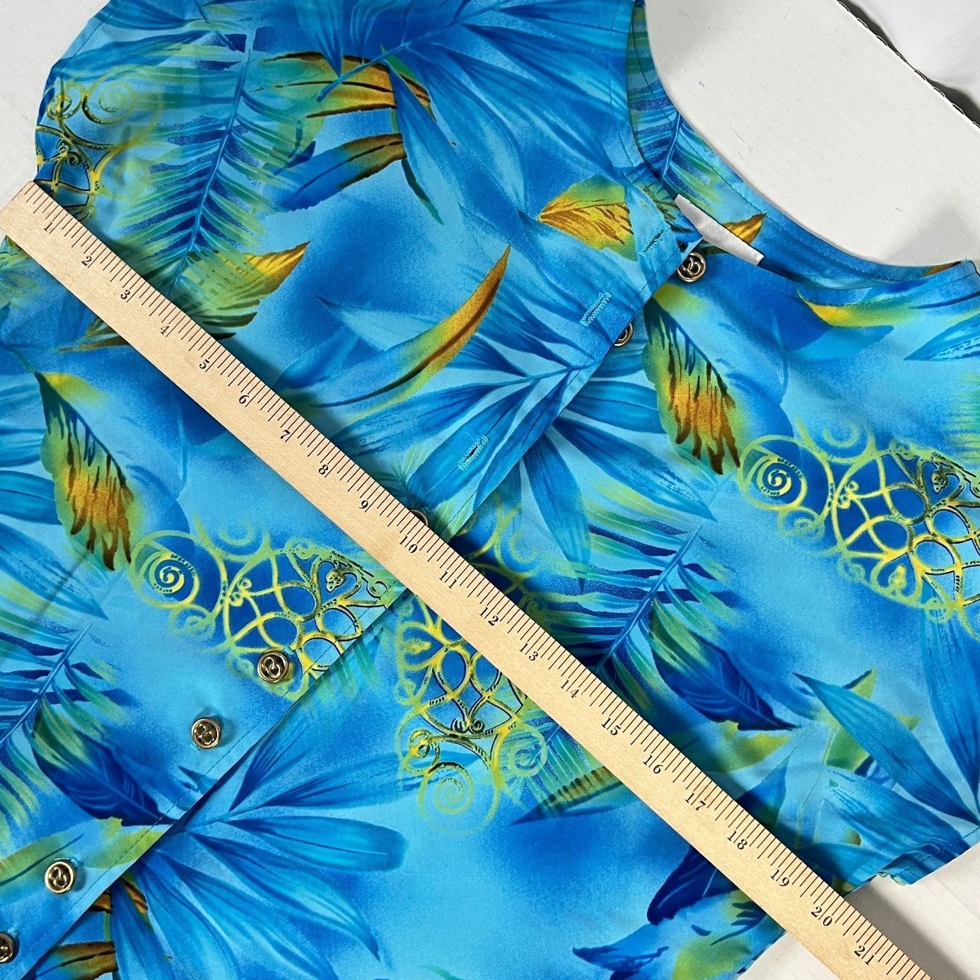 Other Maggie Sweet Garden Gates Womens Vtg Tropical Blouse size Sm Size S / US 4 / IT 40 - 9 Thumbnail