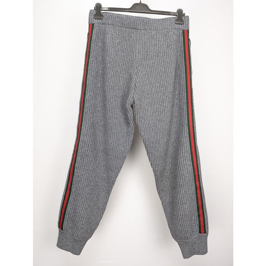 Gucci o1rshd1 Cashmere / Wool Trouser Pant in Grey Melange Size US 38 / EU 54 - 11 Thumbnail