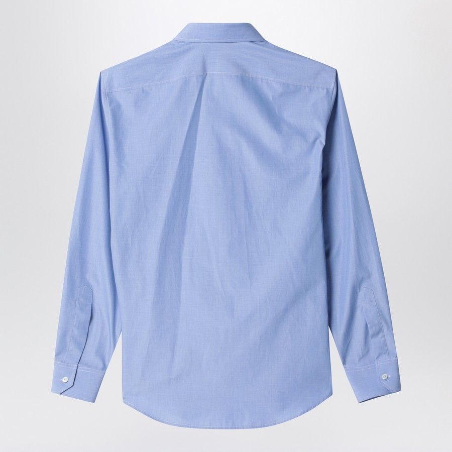 Celine o1d2blof0226 Cotton Poplin Shirt in Sky Blue Size US M / EU 48-50 / 2 - 2 Thumbnail