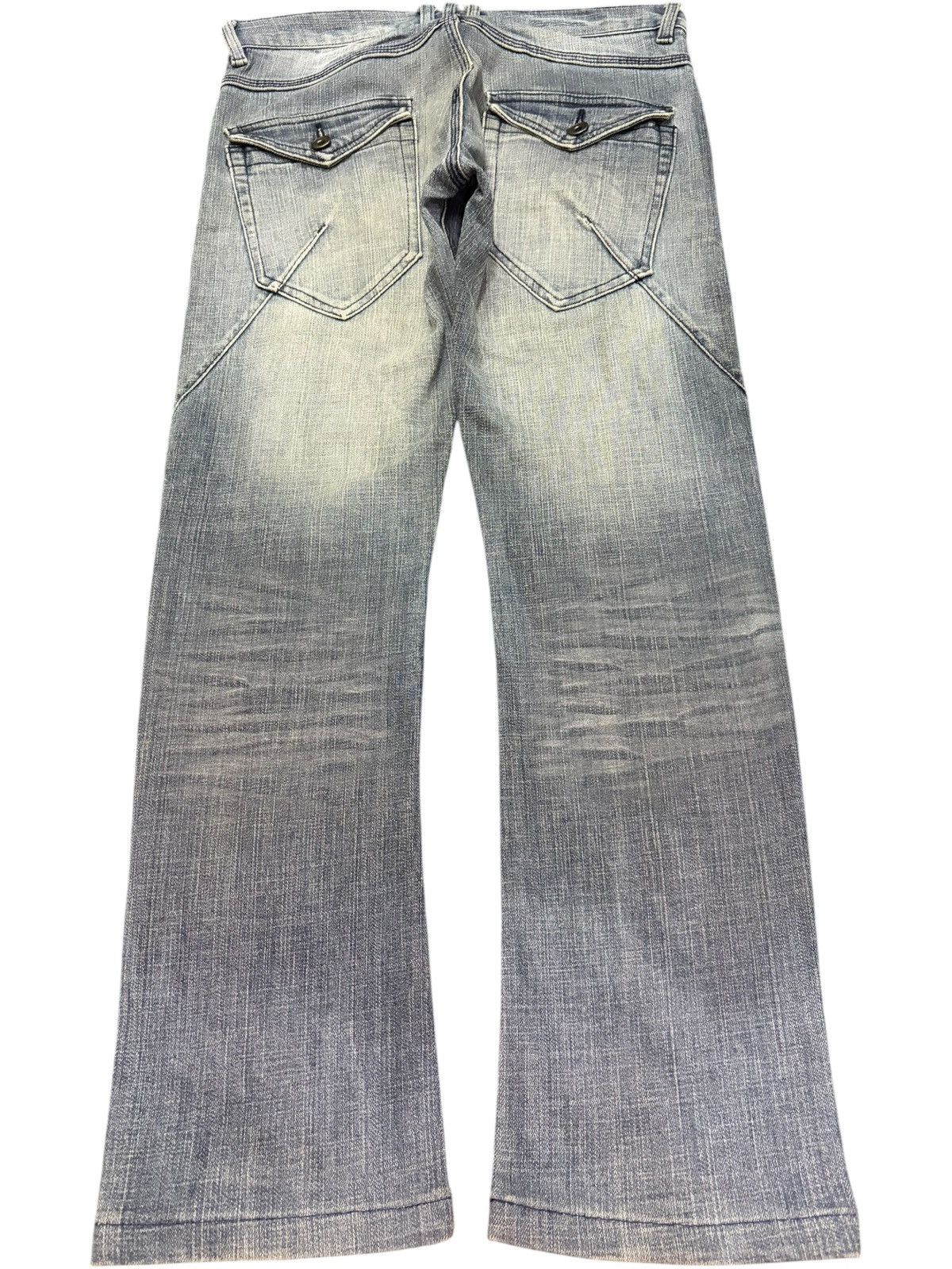 semanticdesign Vintage Semantic Design Faded Wash Distressed Jeans Size US 30 / EU 46 - 2 Thumbnail