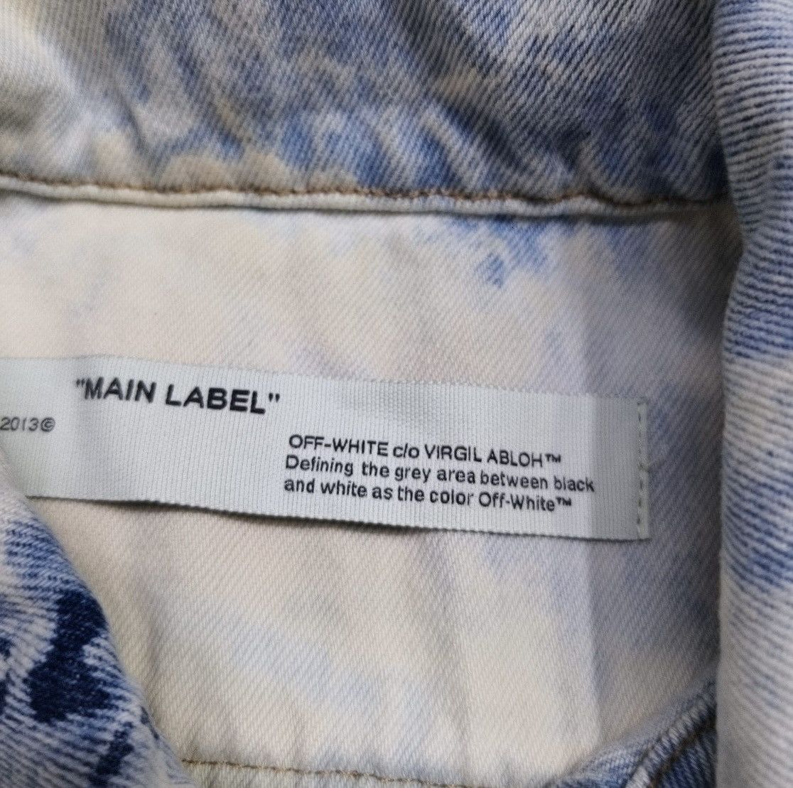 Off-White Off-White Arrow Slim Jeans Jacket Size US L / EU 52-54 / 3 - 3 Thumbnail