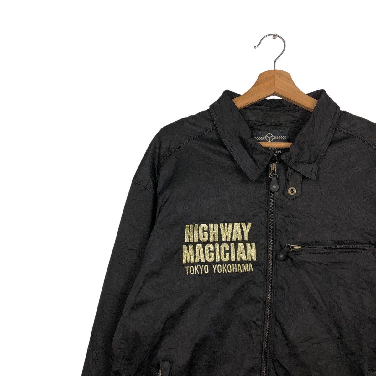 Vintage 🔥VINTAGE BIKER JACKET YELLOW CORN BIG LOGO SLEDGE HAMMER Size US L / EU 52-54 / 3 - 9 Thumbnail